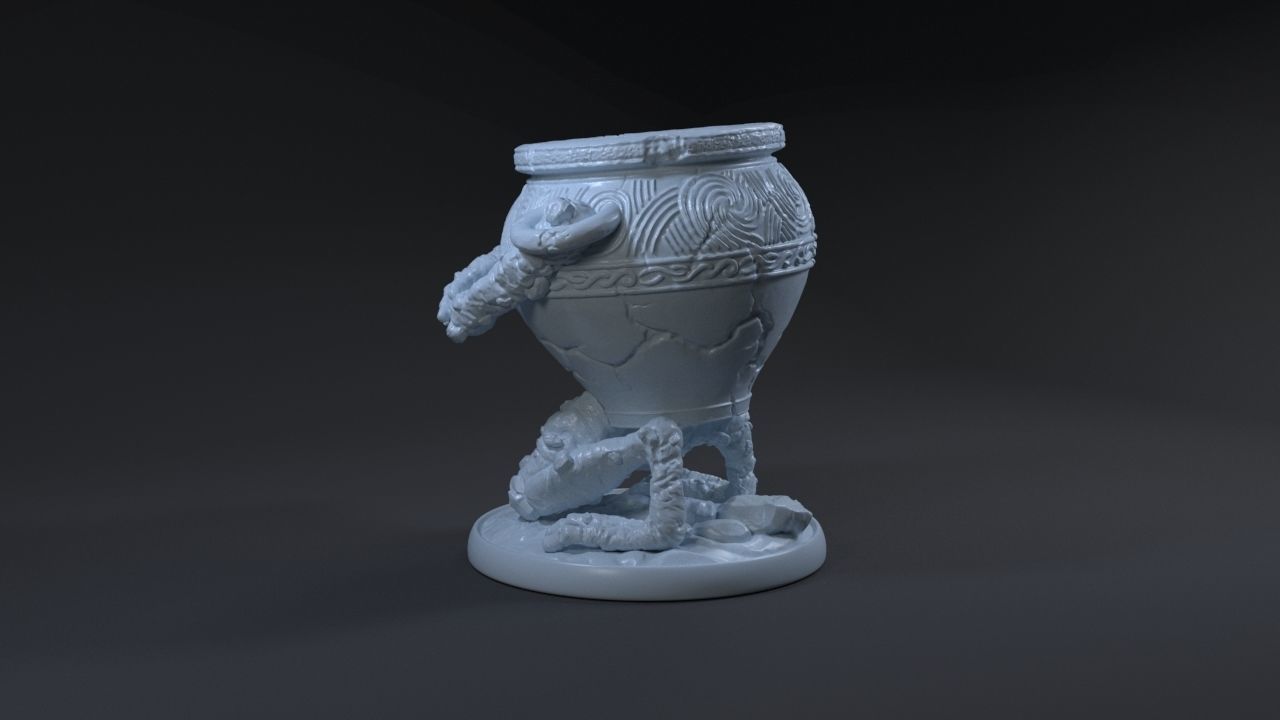 Iron Fist Alexander Elden Ring Ready to print 3D print model_3