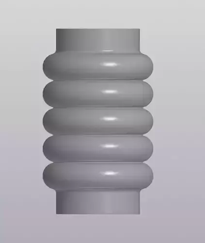 5 waves Vase