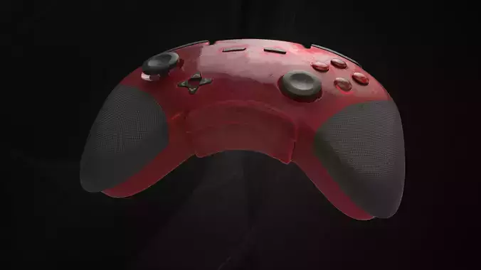 Videogame controller 3D model