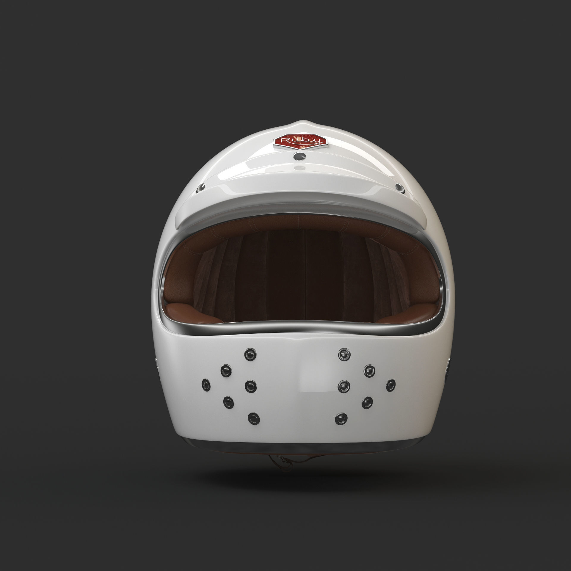 Motorcycle Helmet 3D model_22