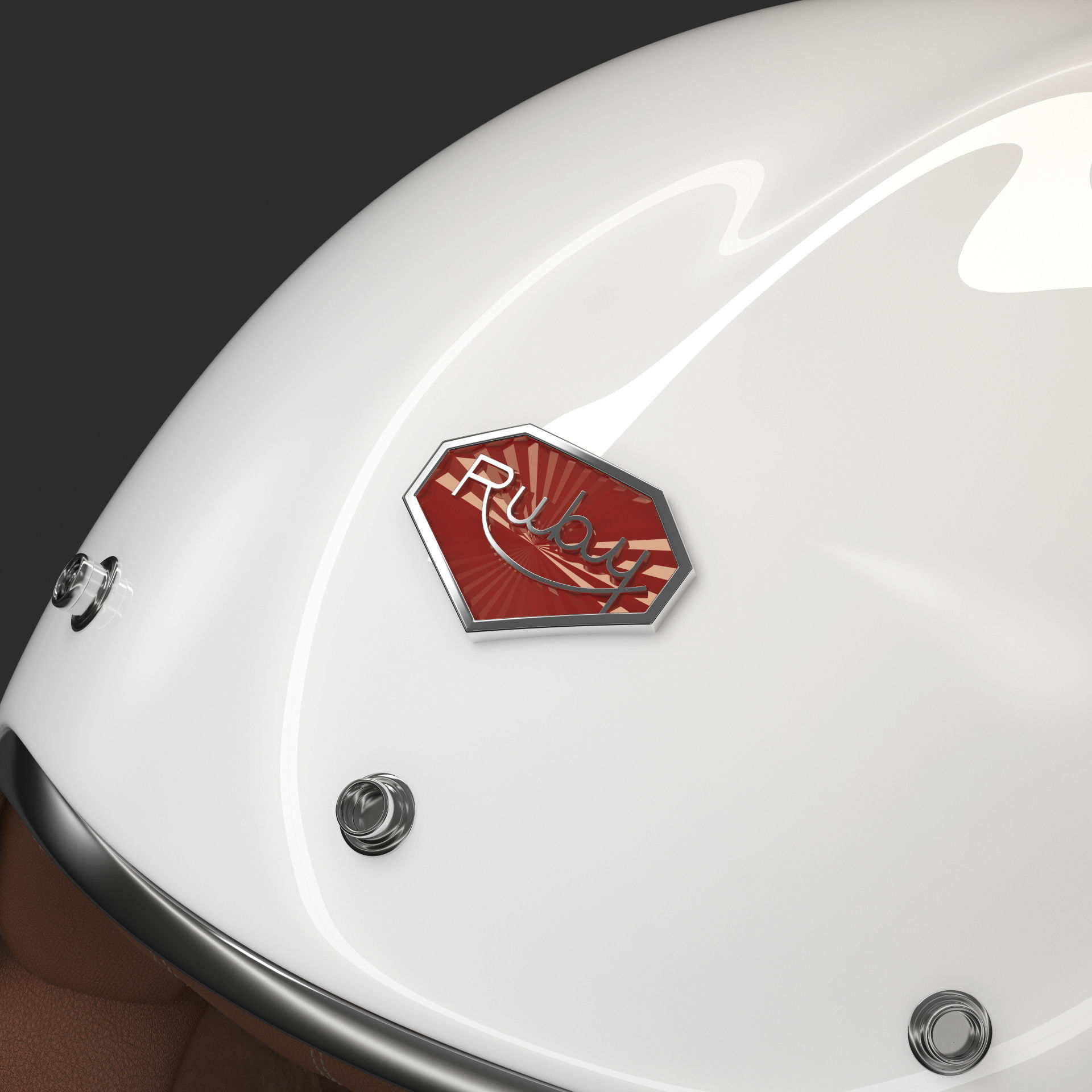 Motorcycle Helmet 3D model_33