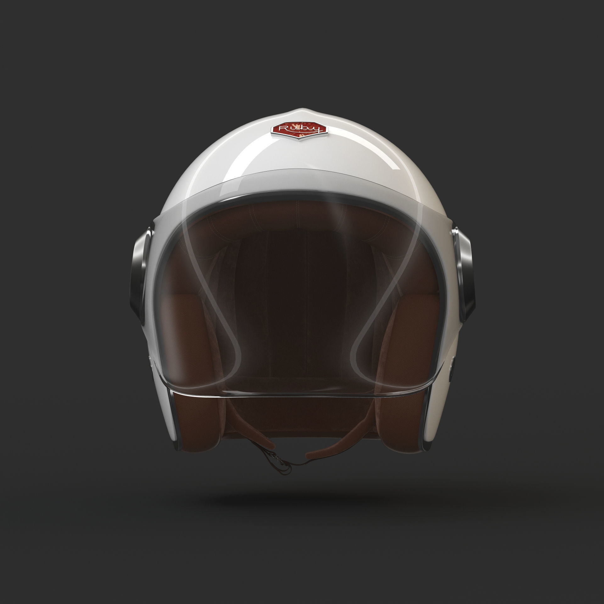 Motorcycle Helmet 3D model_6