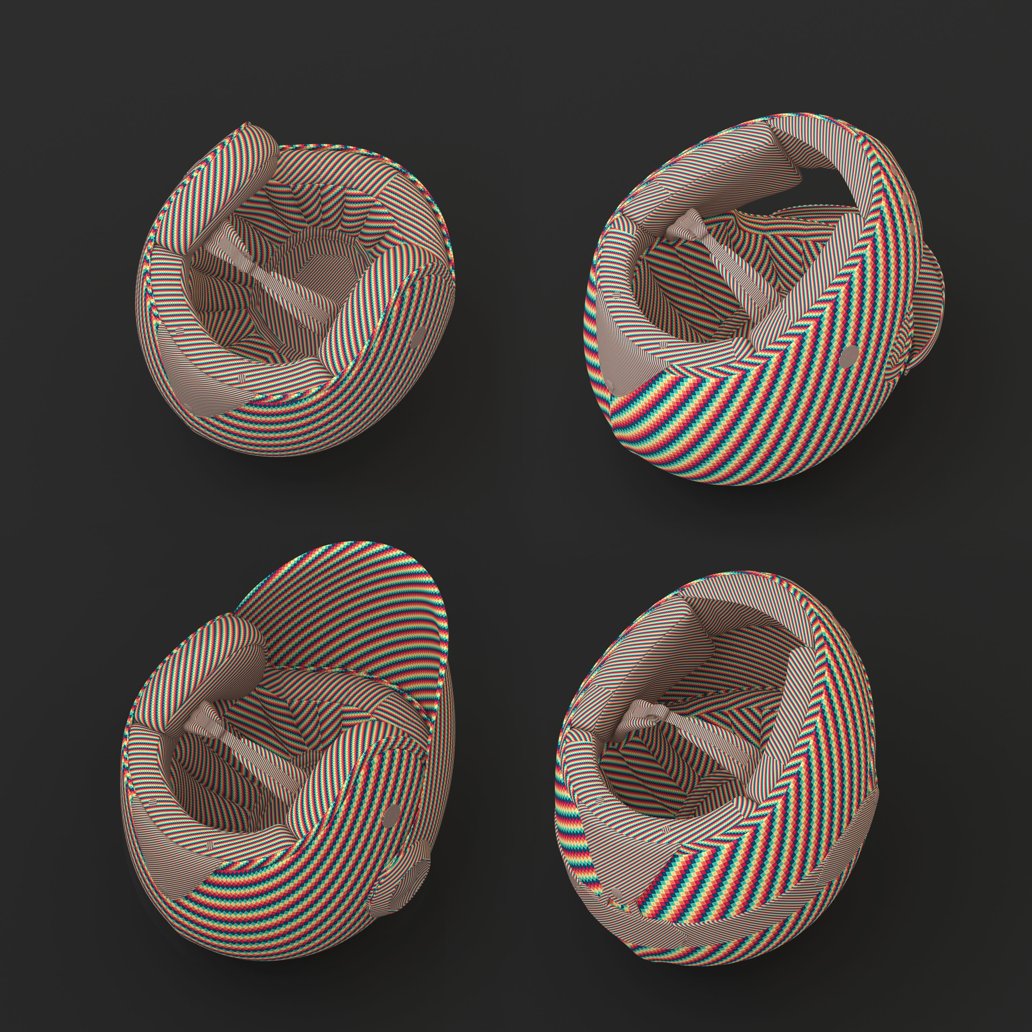 Motorcycle Helmet 3D model_4