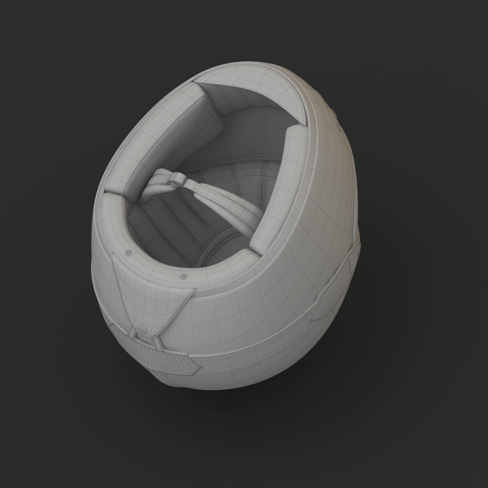 Motorcycle Helmet 3D model_18