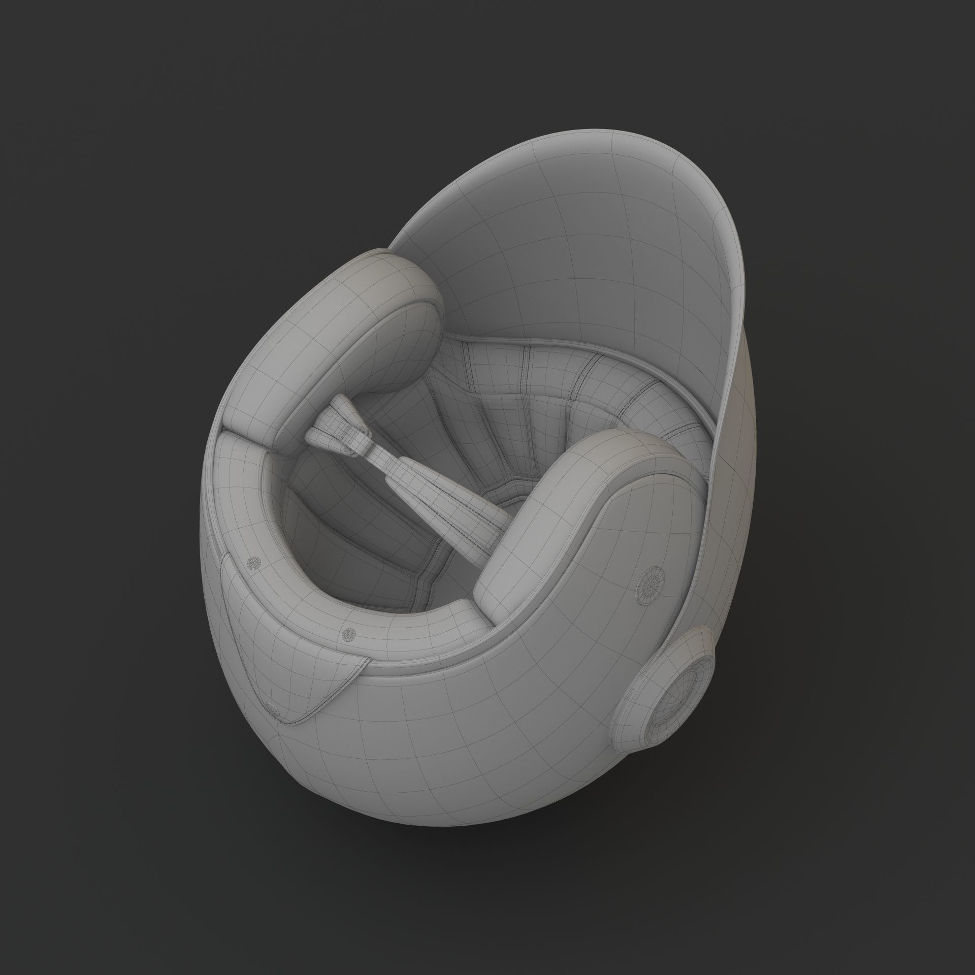 Motorcycle Helmet 3D model_10