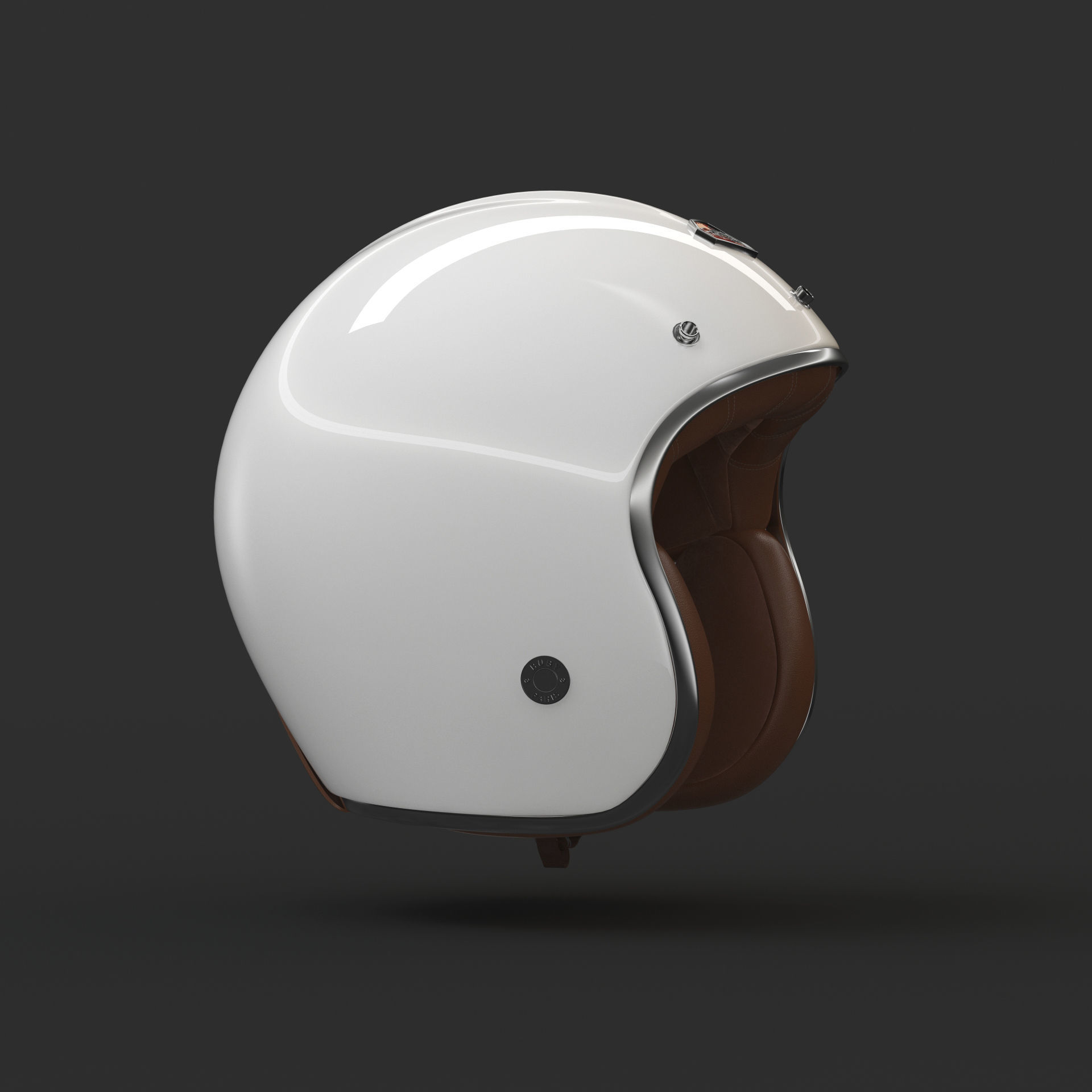 Motorcycle Helmet 3D model_31