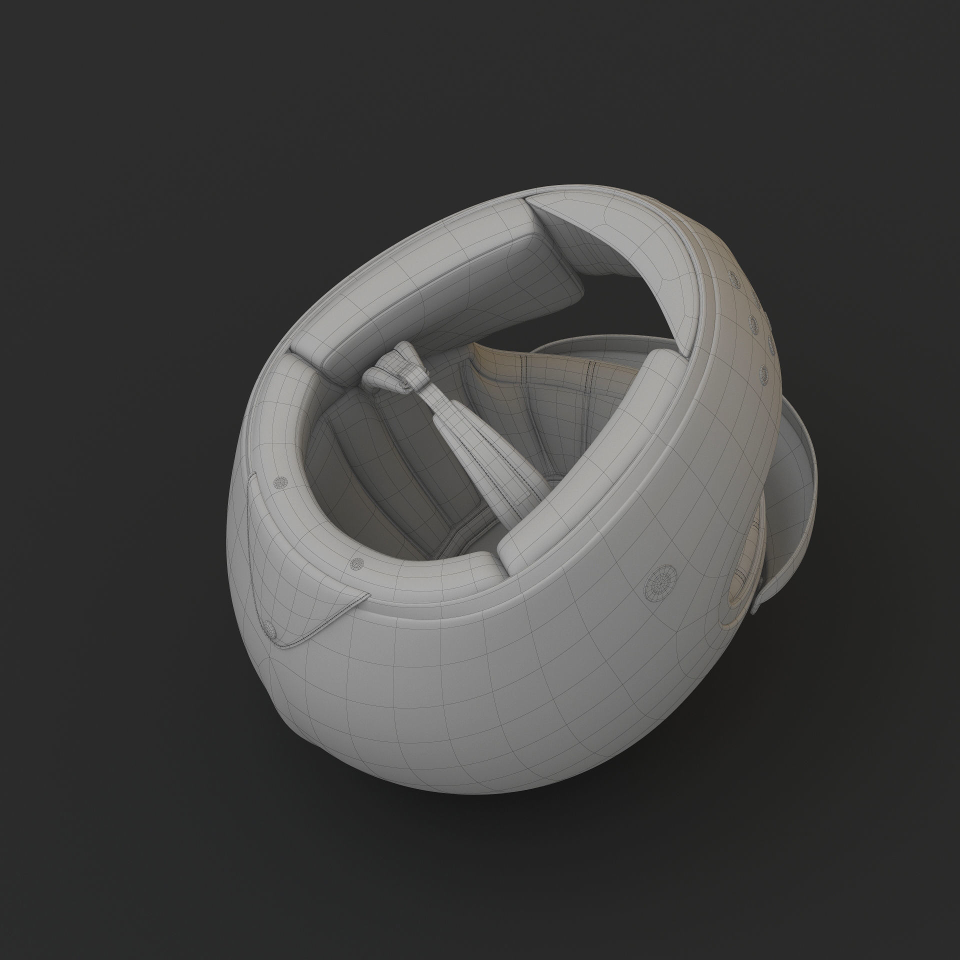 Motorcycle Helmet 3D model_26