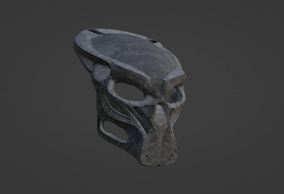 Predator Immortal mask 3D print model_3