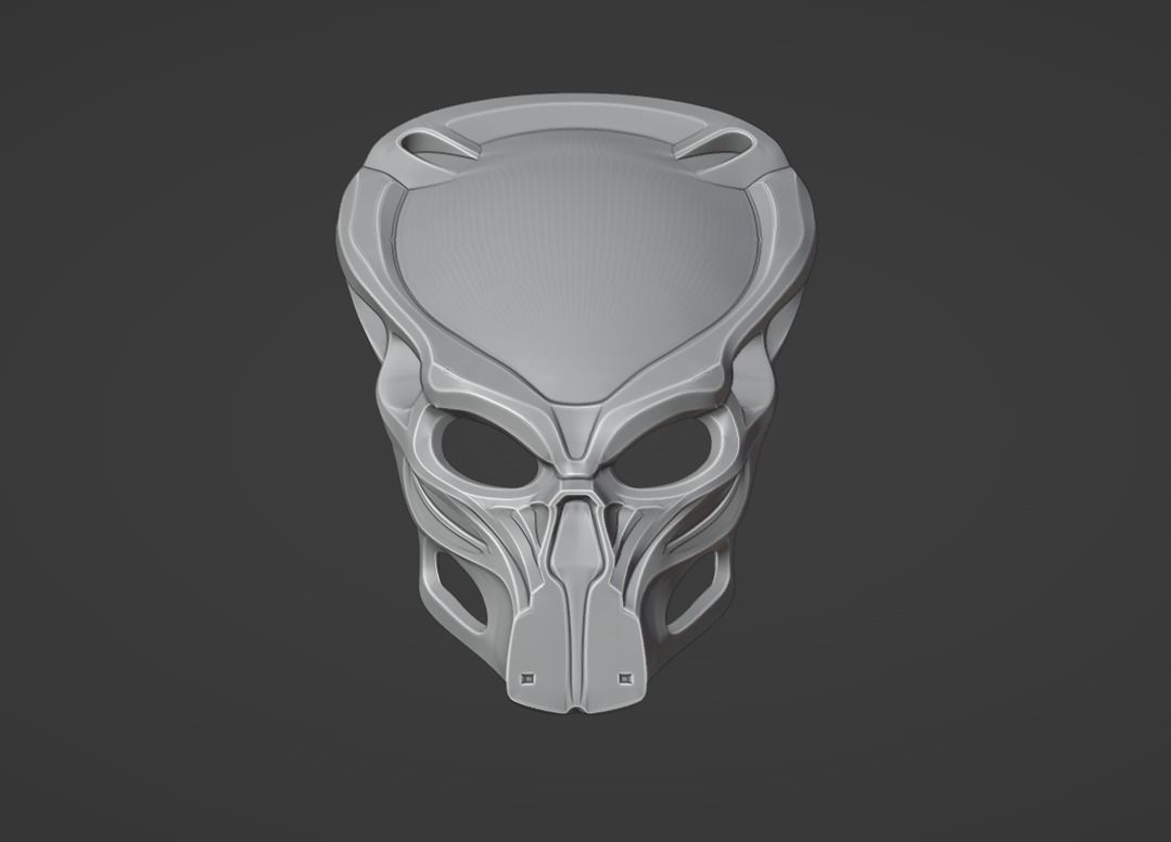 Predator Immortal mask 3D print model_4