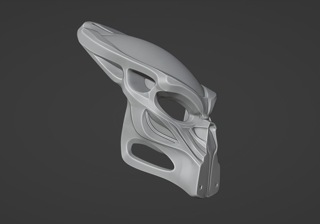 Predator Immortal mask 3D print model_9
