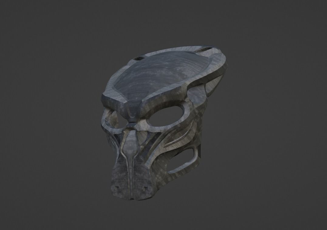 Predator Immortal mask 3D print model_2