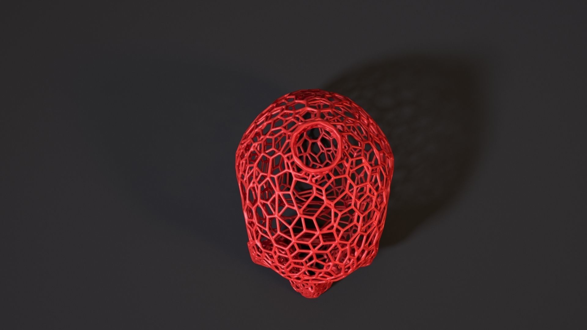 Skull vase 2 3D print model_11