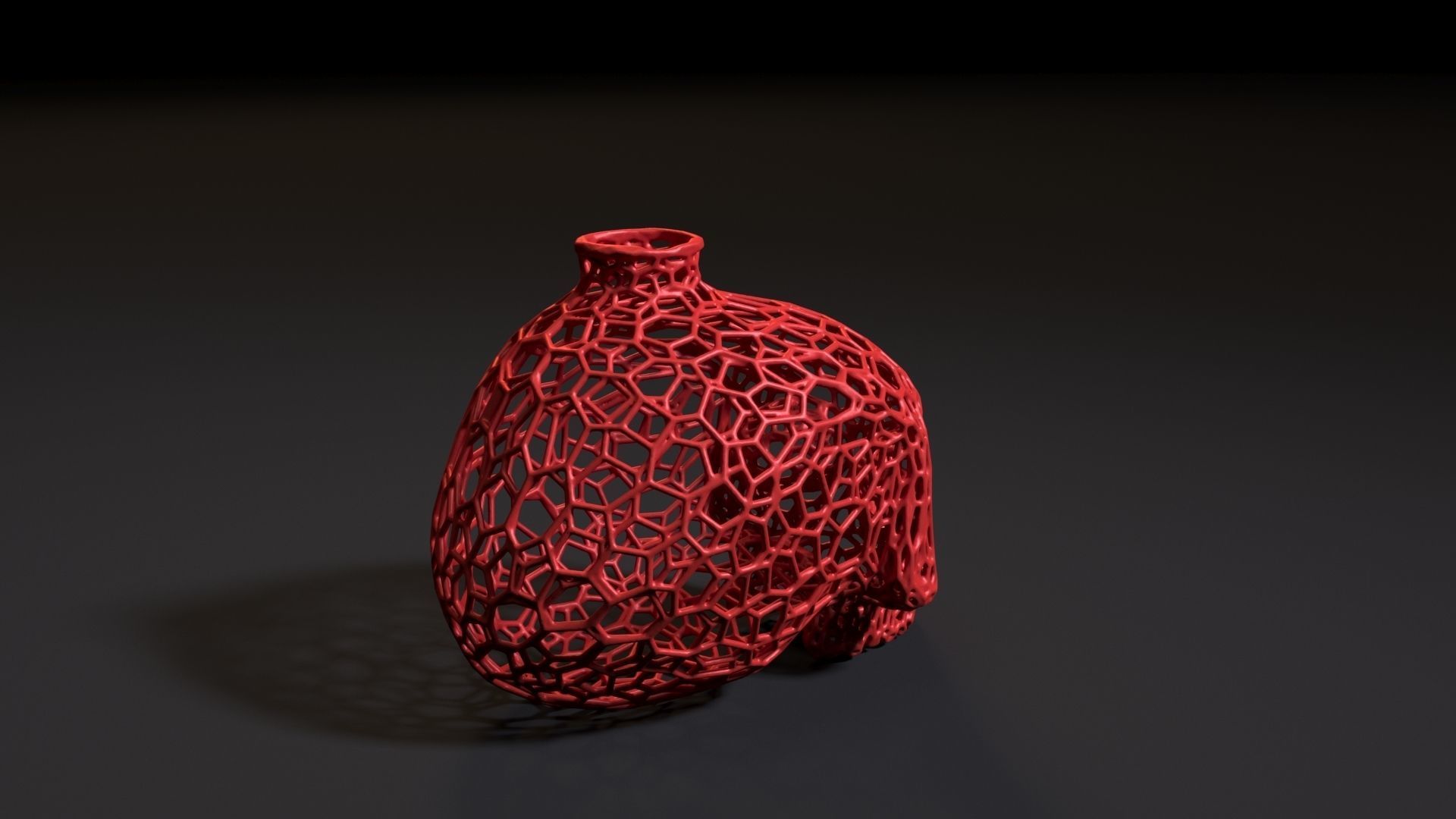 Skull vase 2 3D print model_7