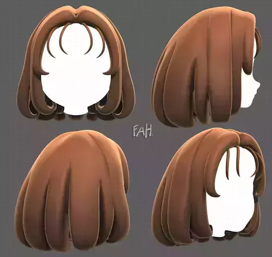 Base Hair for girl V19