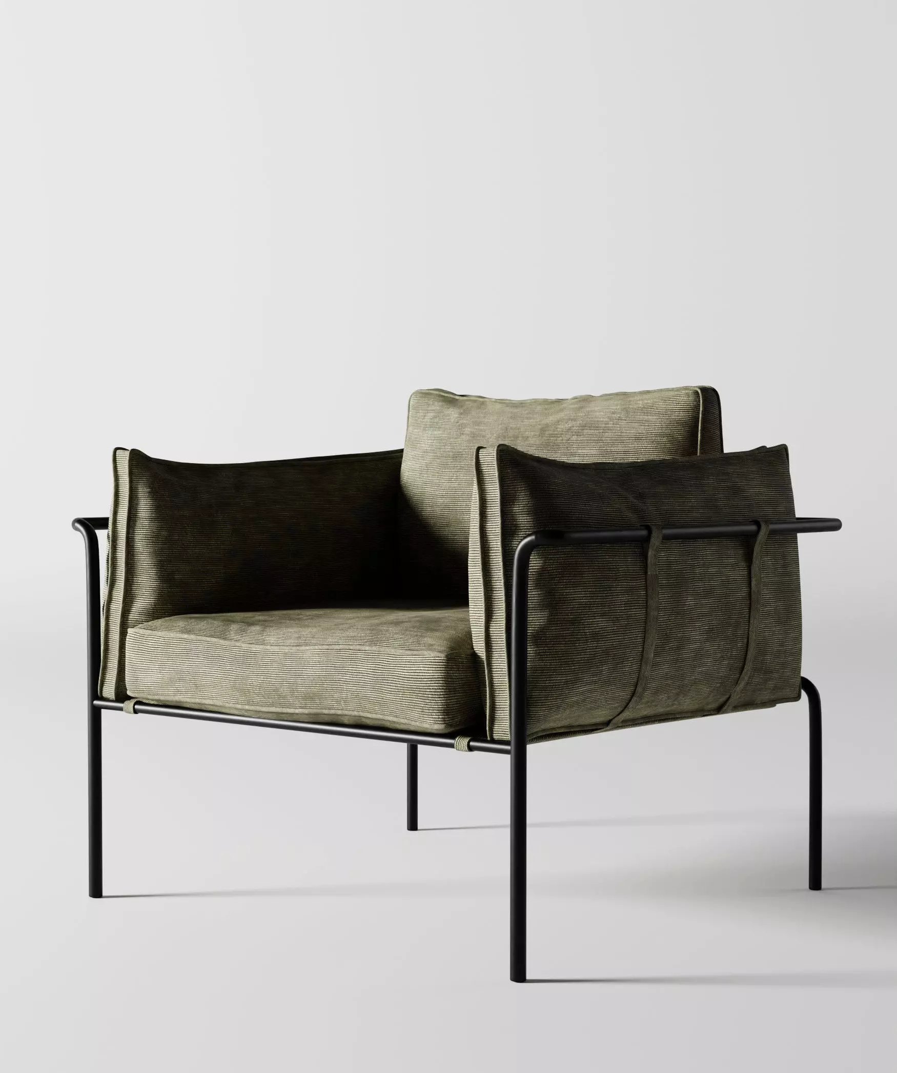 Scandinavian modern chair 3D model