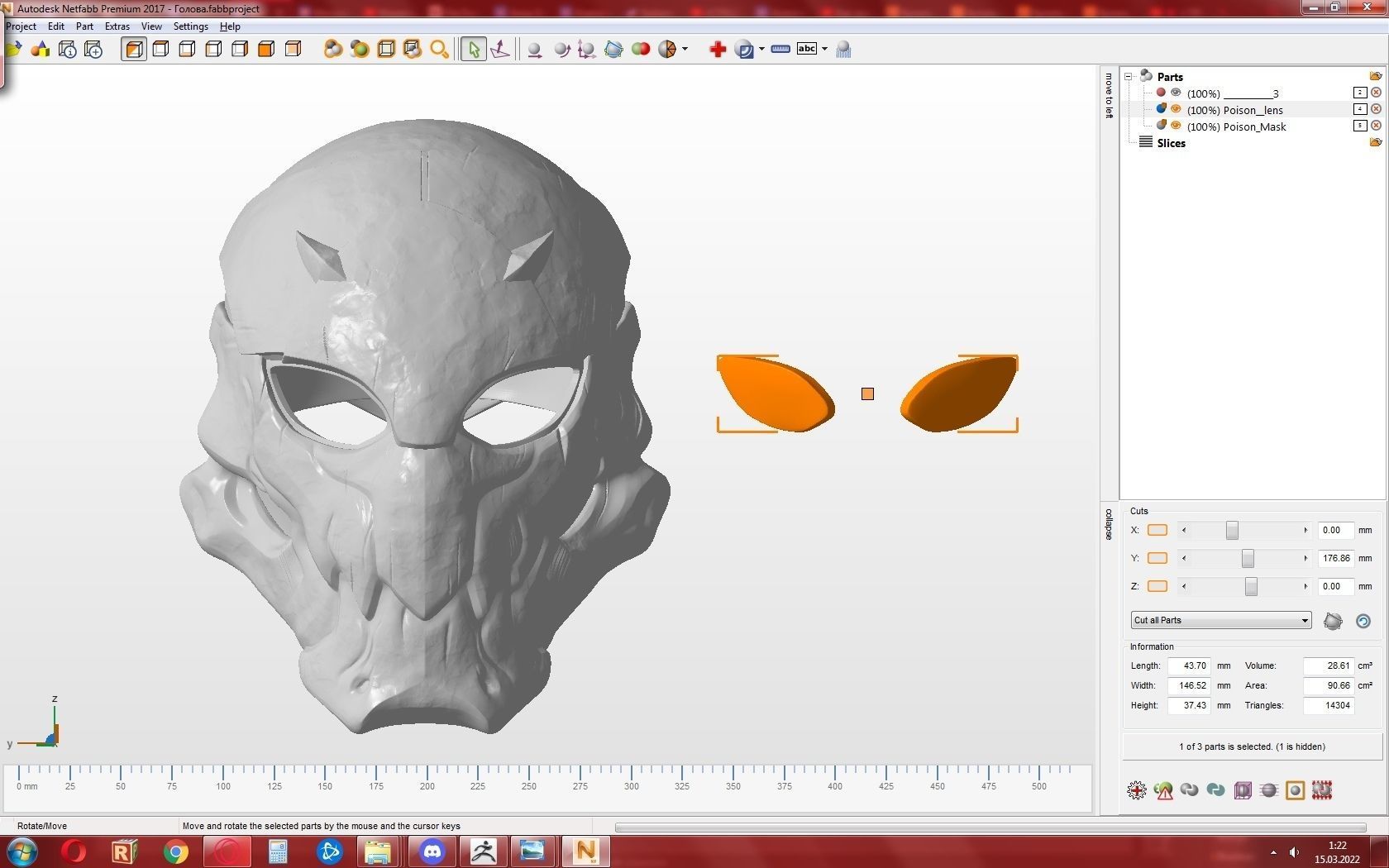 Poison Mask 3D print model_19