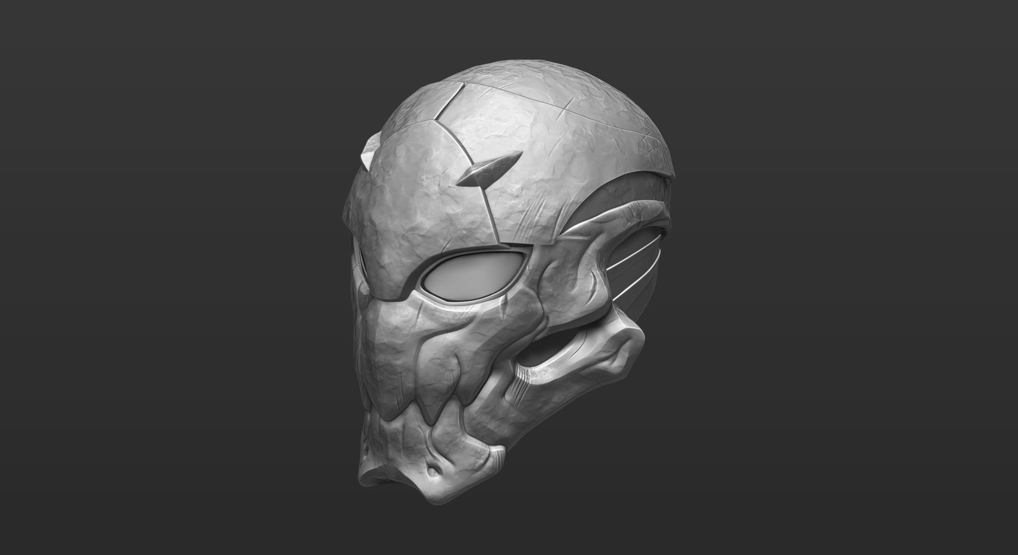 Poison Mask 3D print model_9
