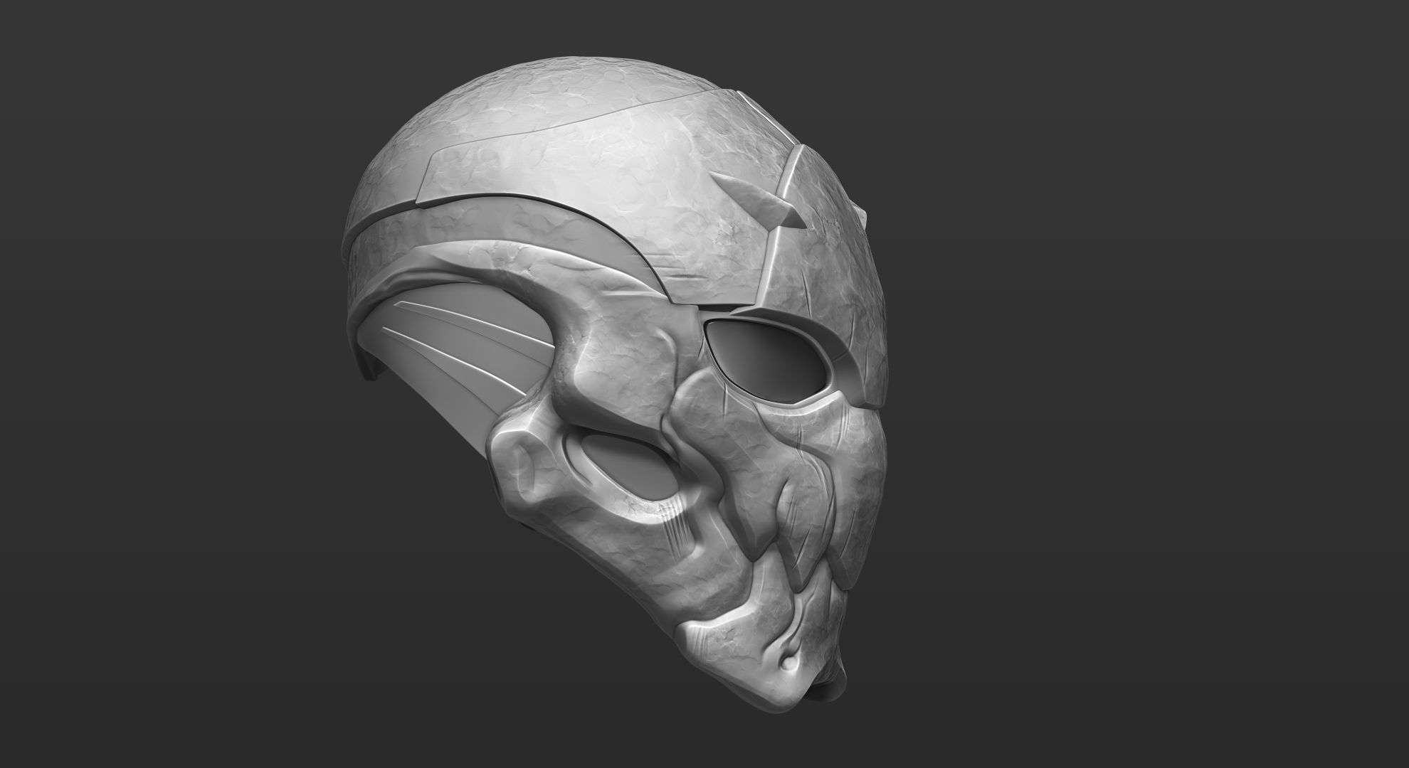 Poison Mask 3D print model_3