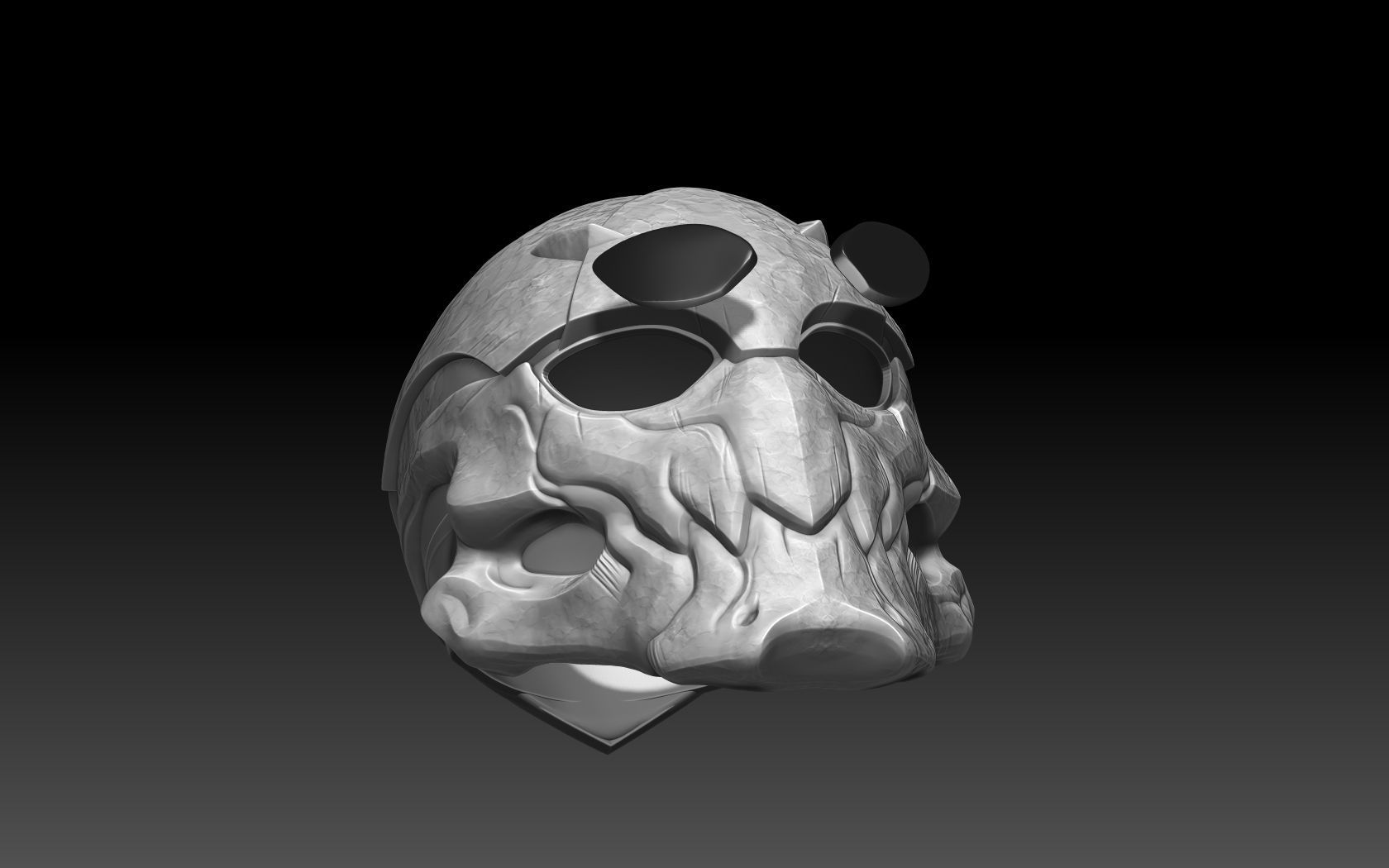 Poison Mask 3D print model_12