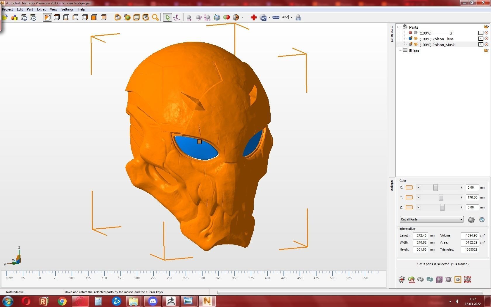 Poison Mask 3D print model_21