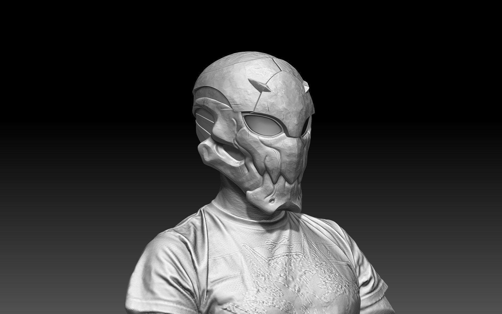 Poison Mask 3D print model_16