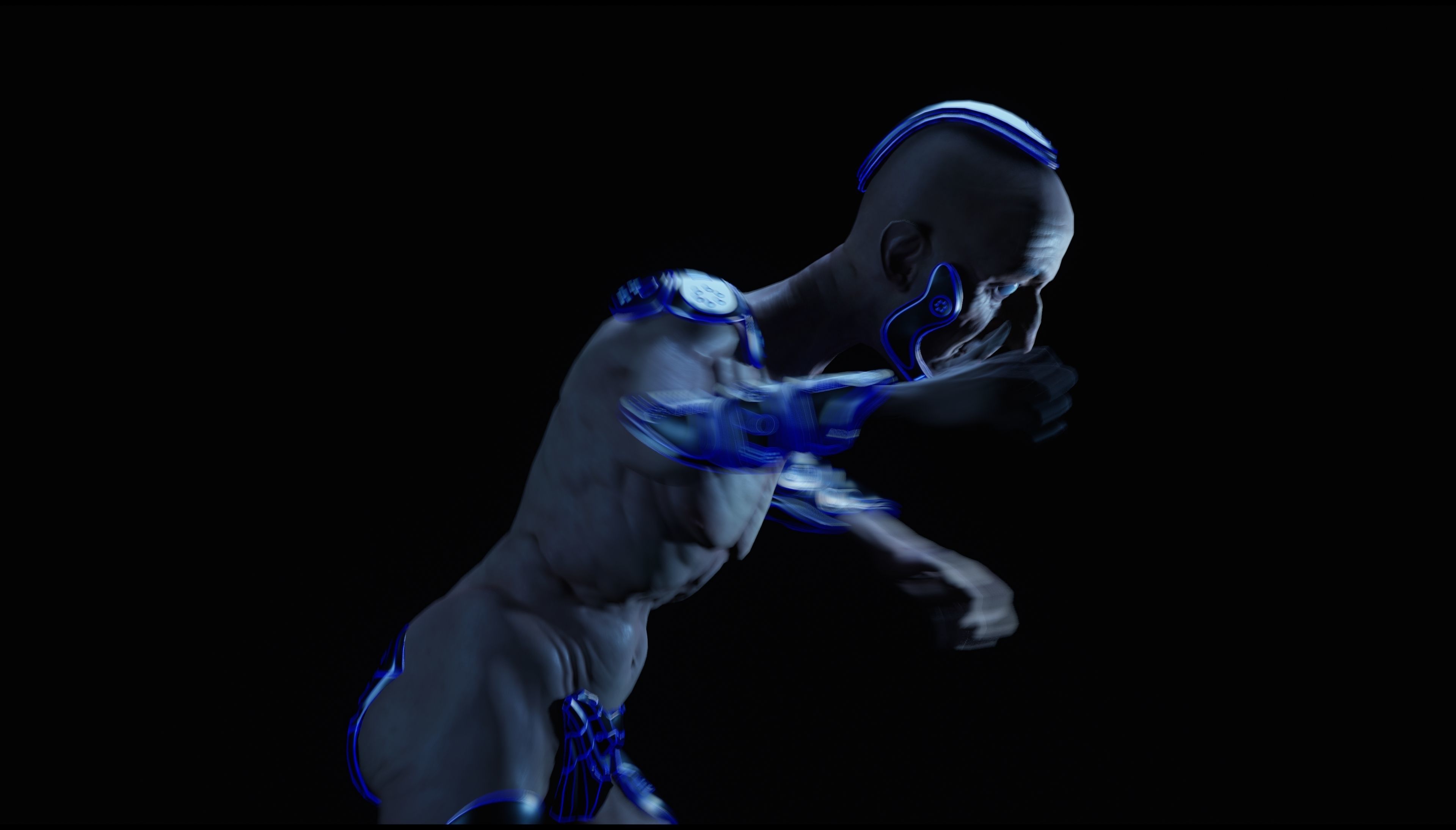 Sci-Fi Character Low-poly 3D model_29