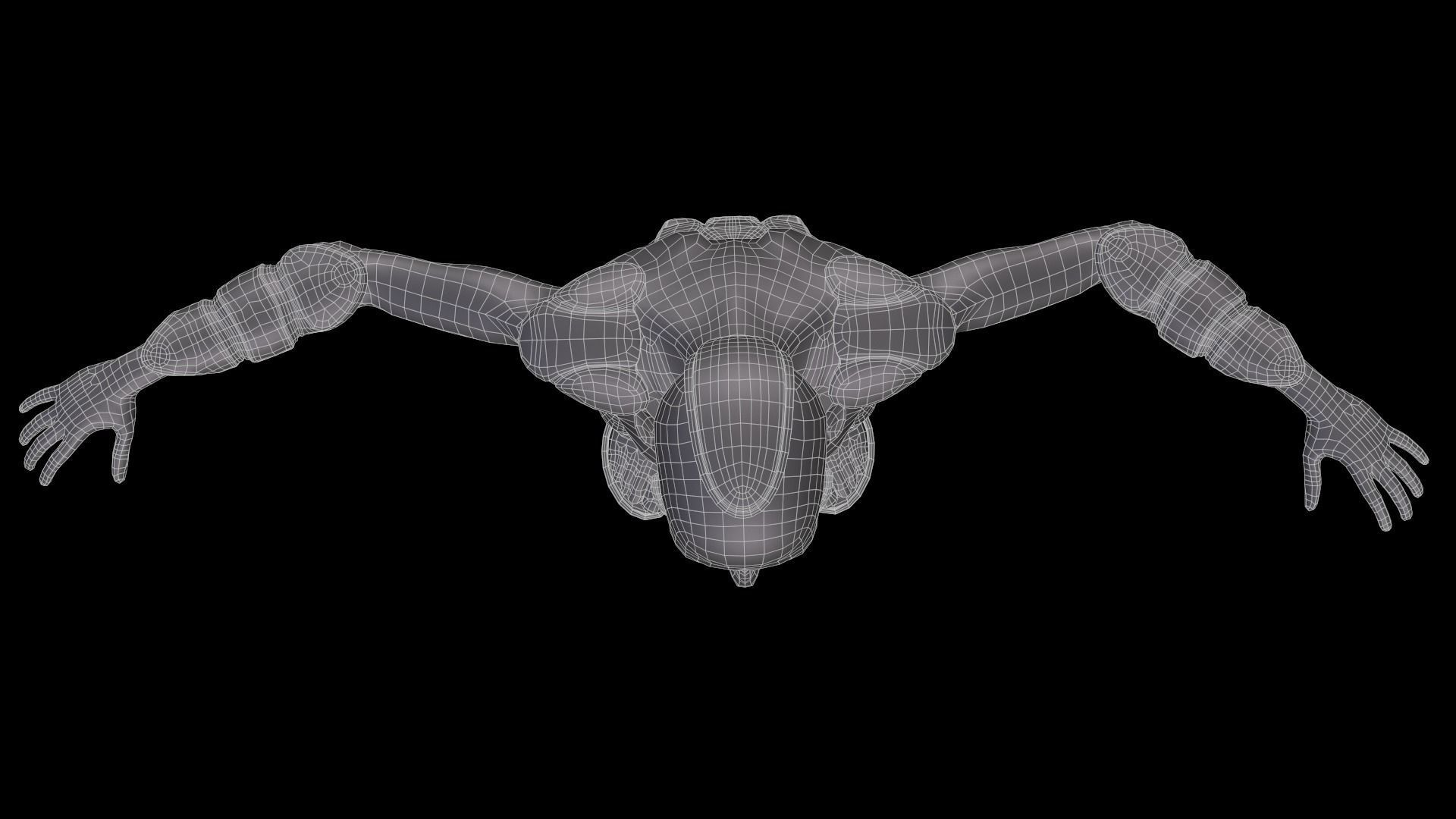 Sci-Fi Character Low-poly 3D model_38