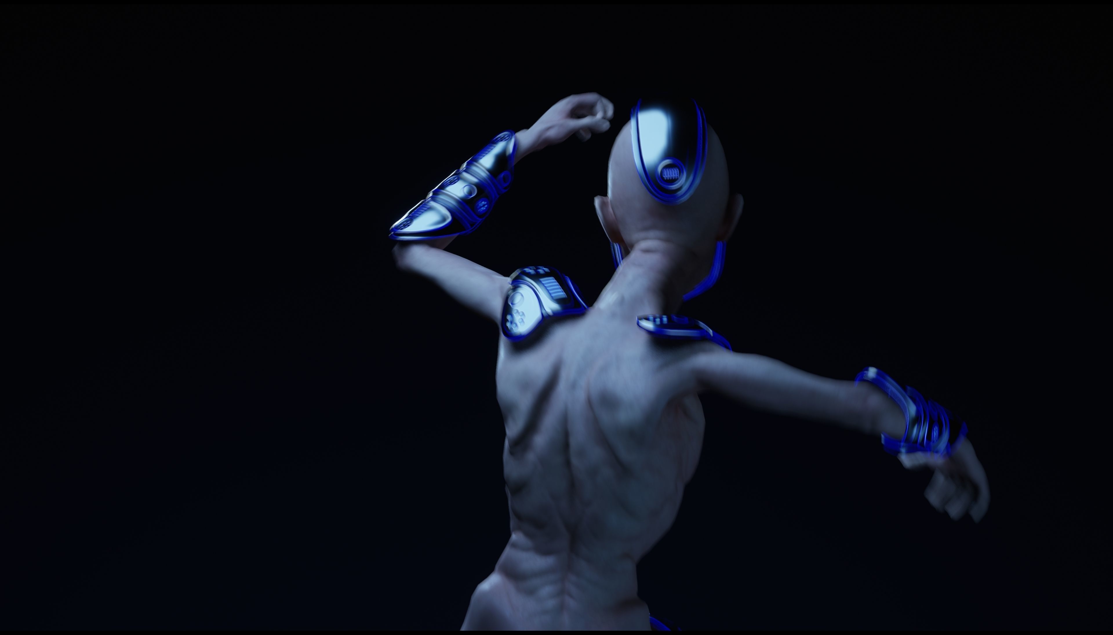 Sci-Fi Character Low-poly 3D model_31