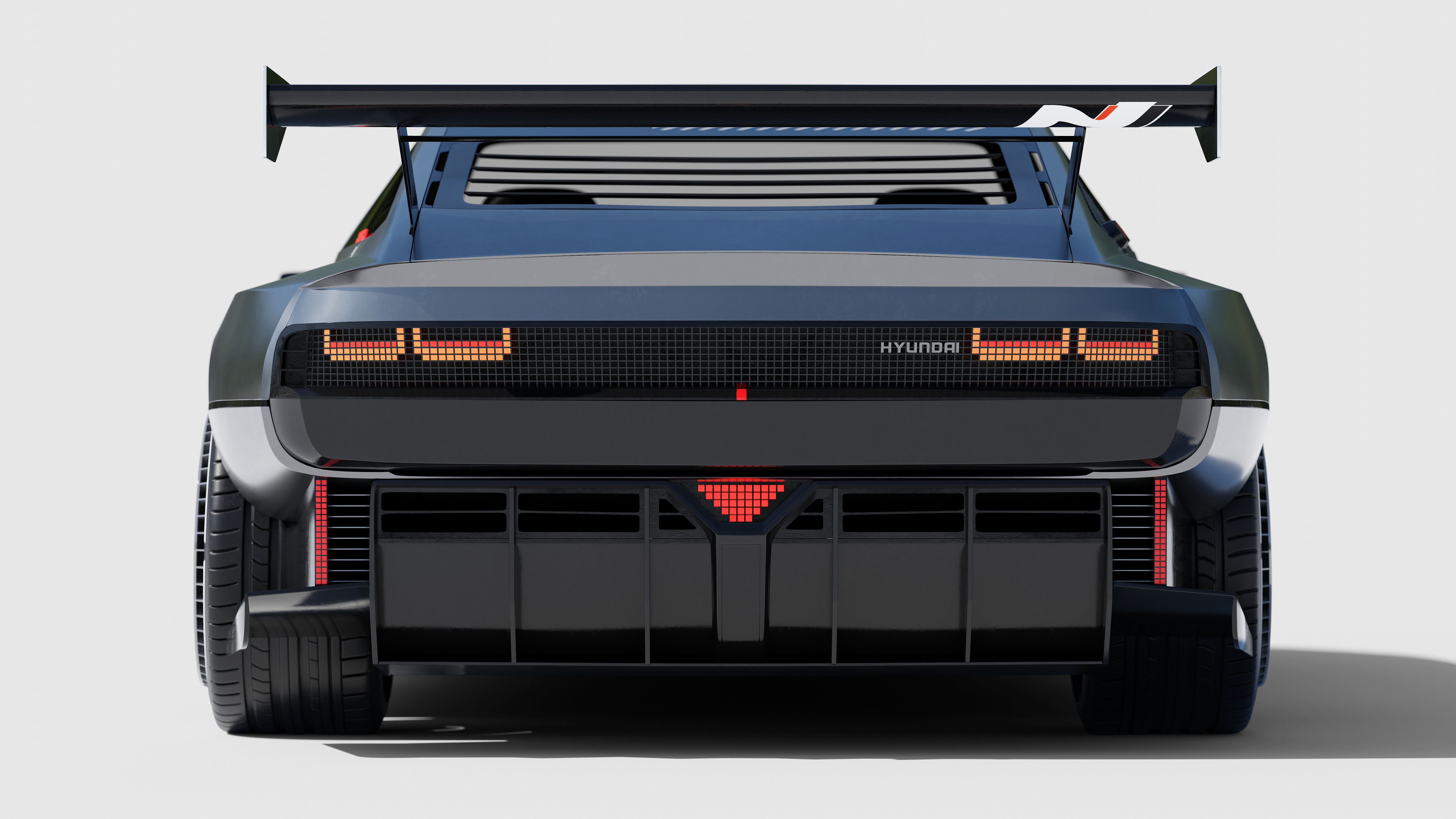 Hyundai N Vision 74 - with interior 3D model_14