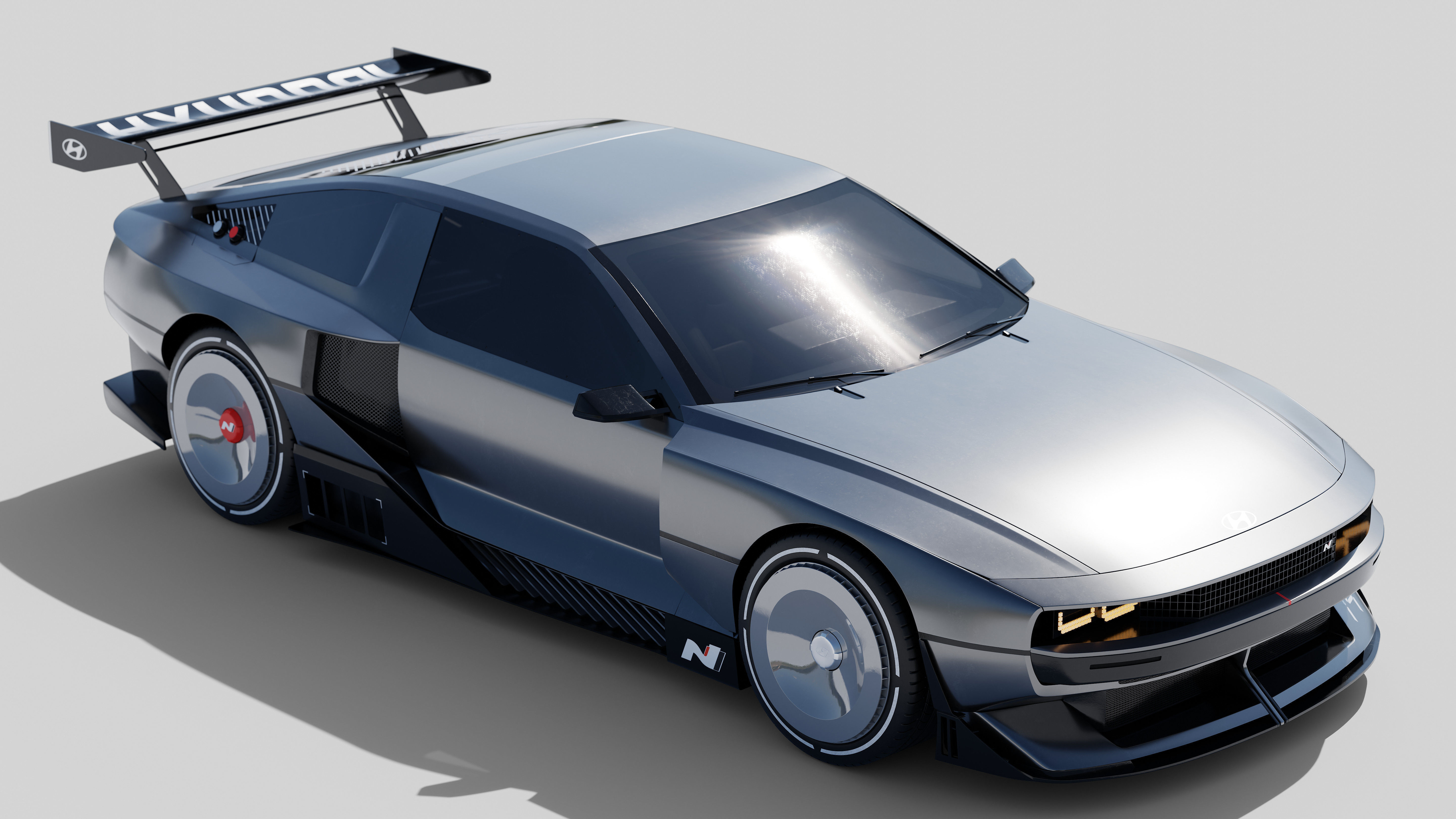 Hyundai N Vision 74 - with interior 3D model_17