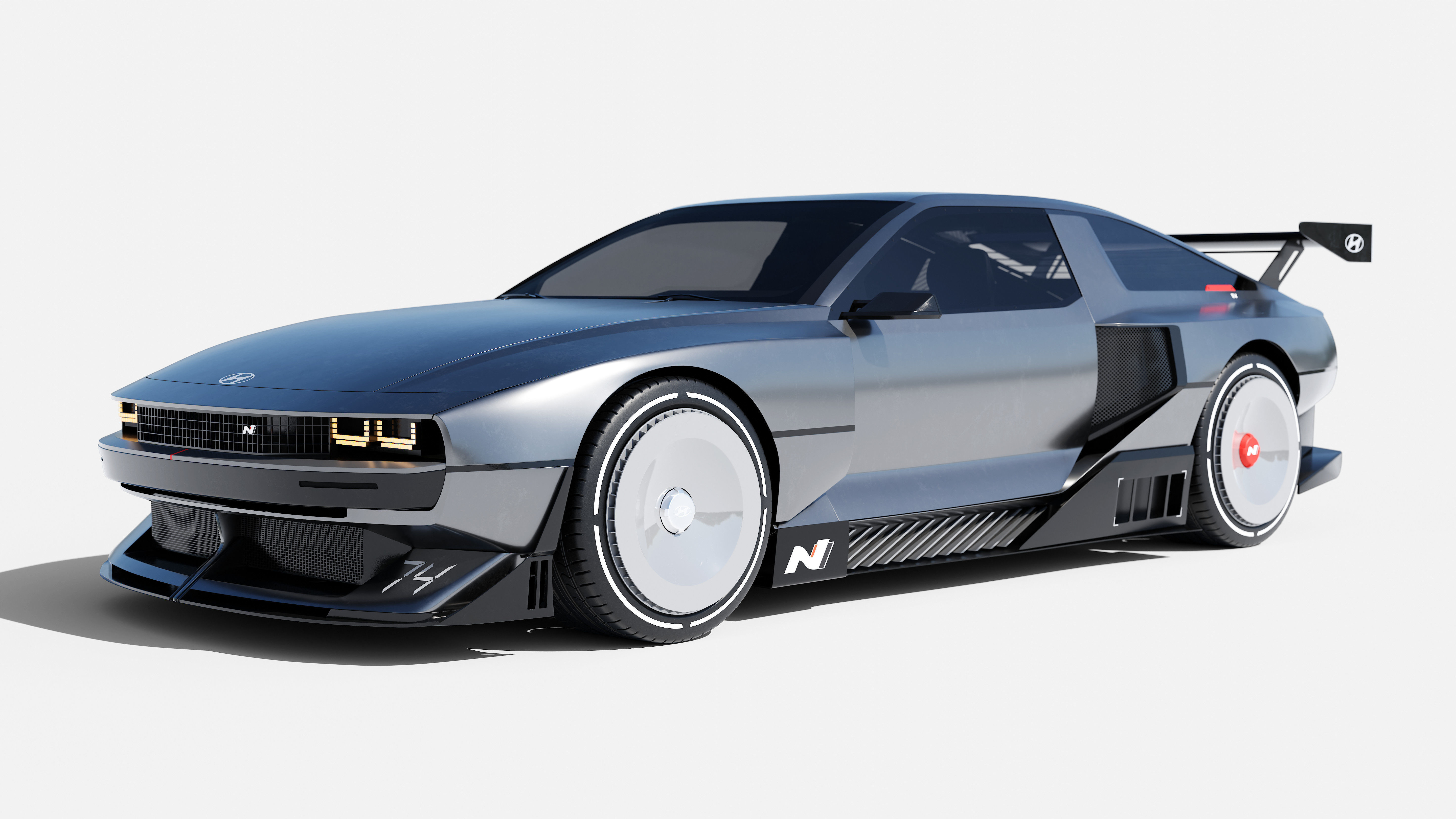 Hyundai N Vision 74 - with interior 3D model_3