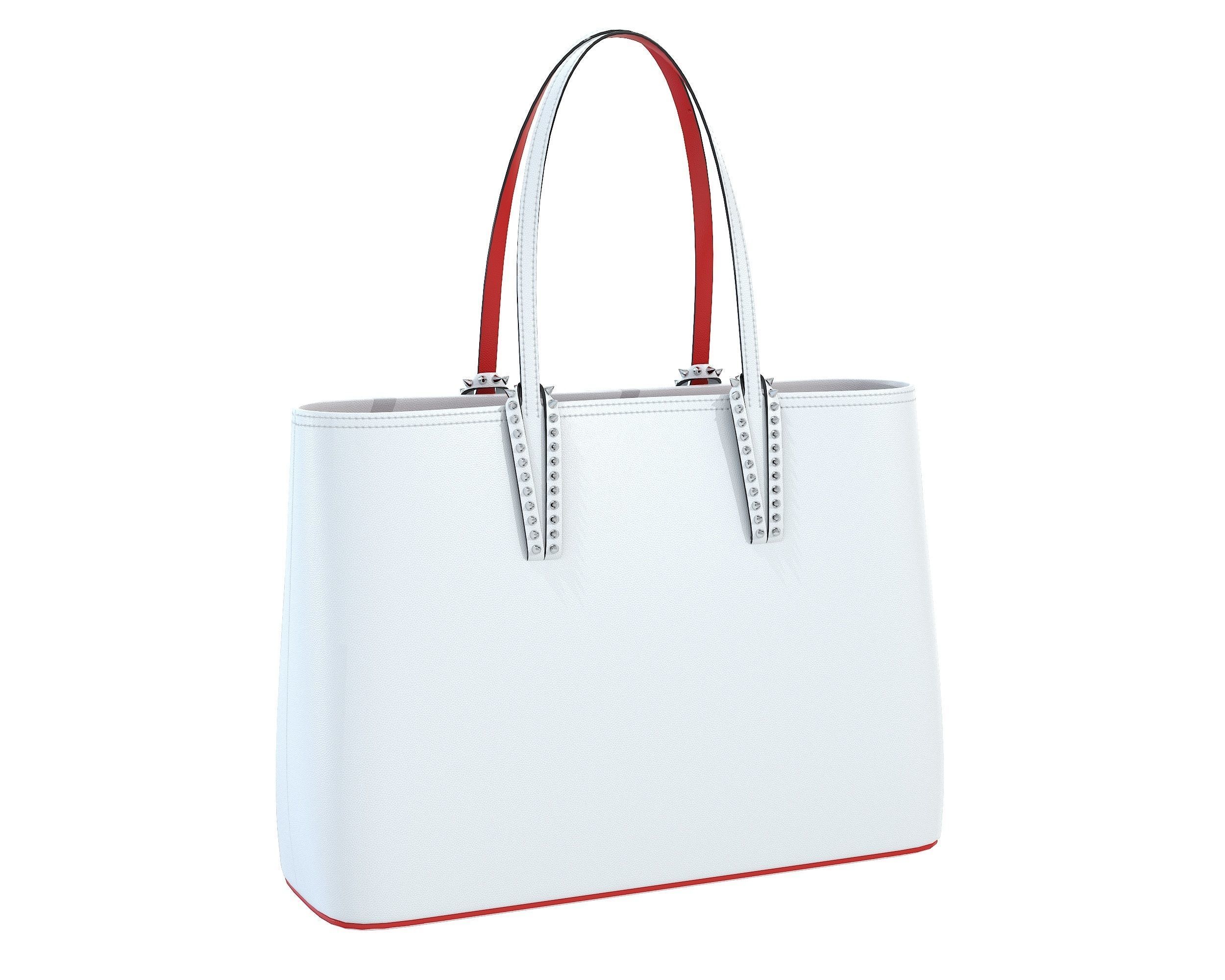 Christian Louboutin Cabata small Bag Low-poly 3D model_3