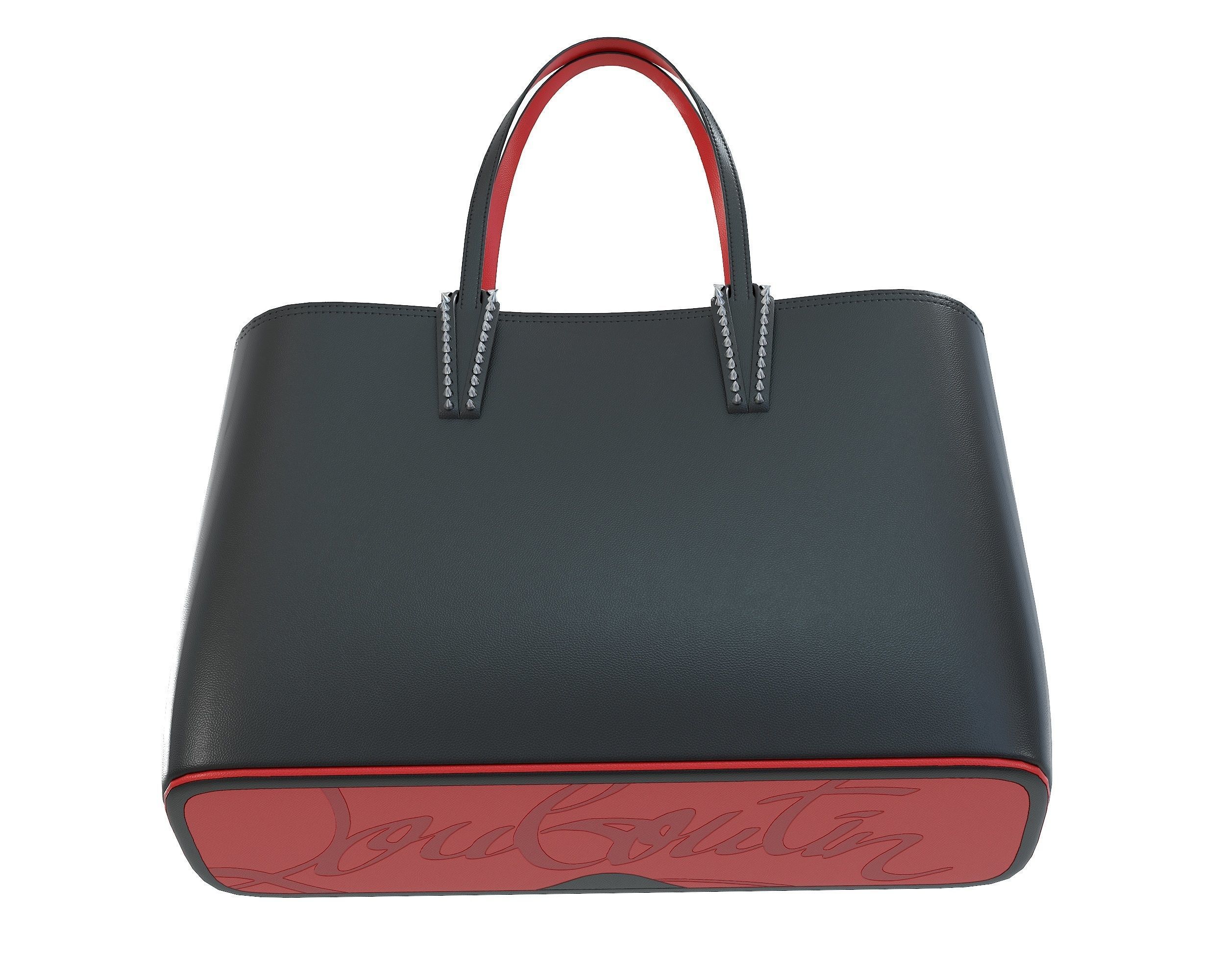 Christian Louboutin Cabata small Bag Low-poly 3D model_7
