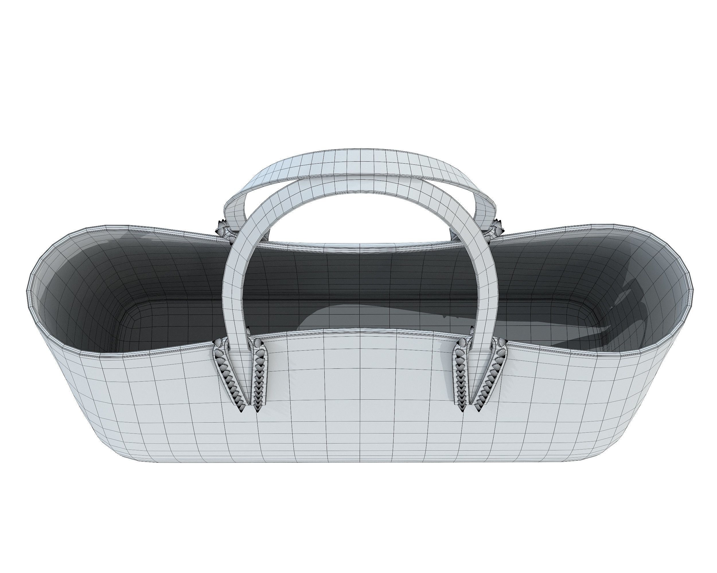 Christian Louboutin Cabata small Bag Low-poly 3D model_18