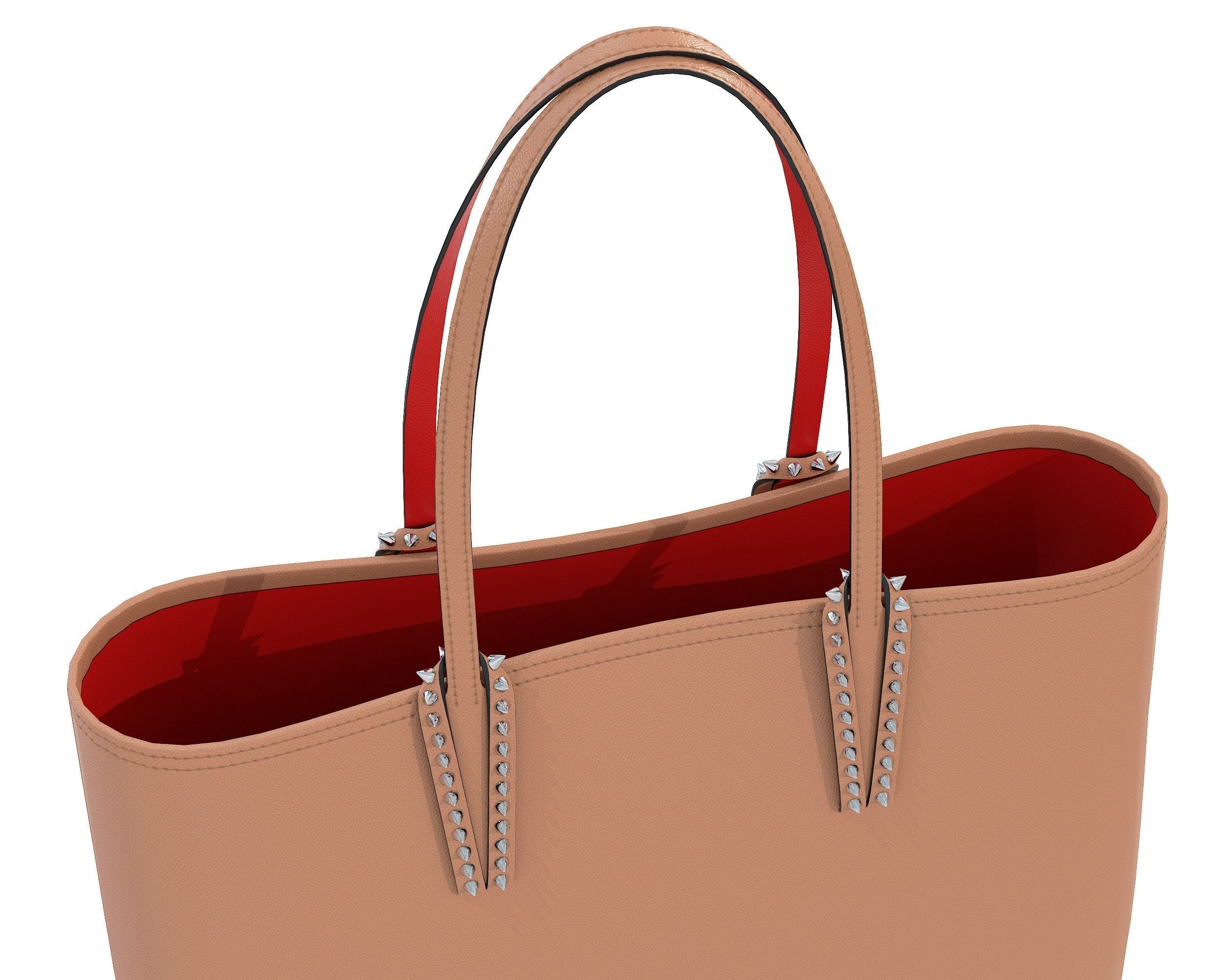 Christian Louboutin Cabata small Bag Low-poly 3D model_10