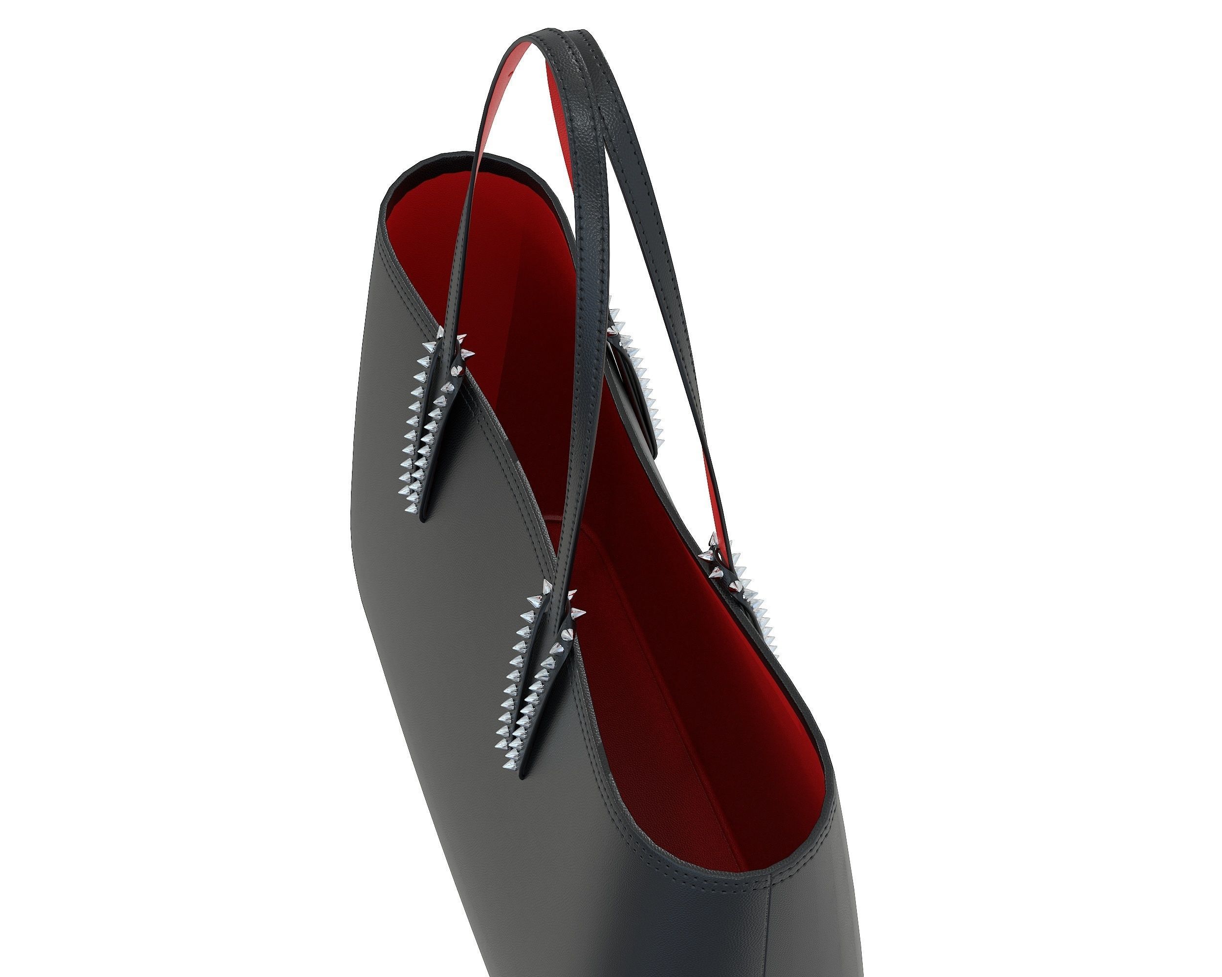 Christian Louboutin Cabata small Bag Low-poly 3D model_9