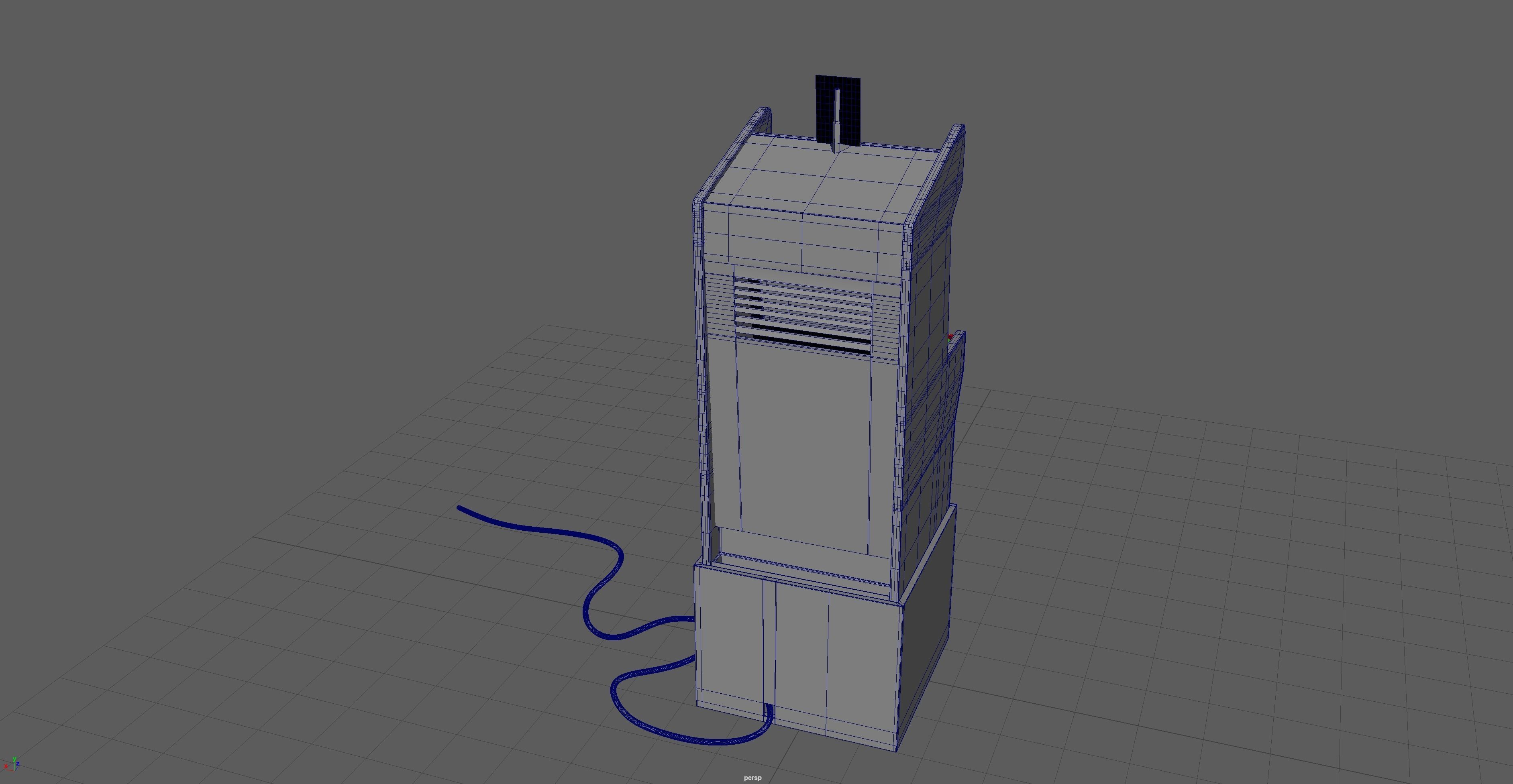 1996 mortal kombat machine 3D model_13