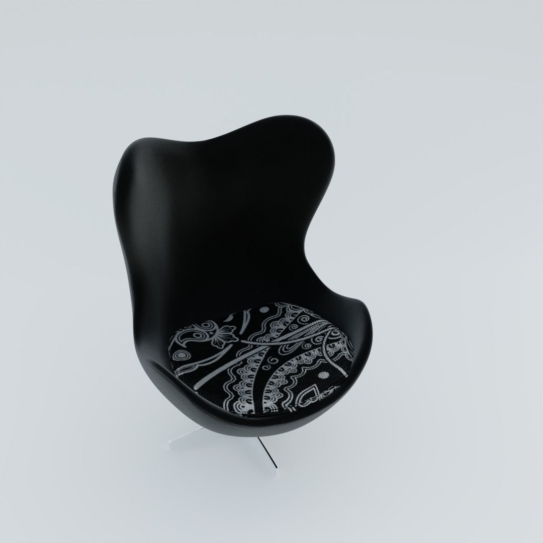 Egg Chair 3D model_1