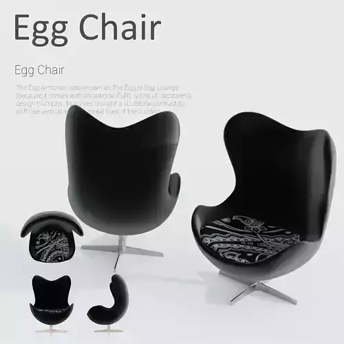 Egg Chair 3D model
