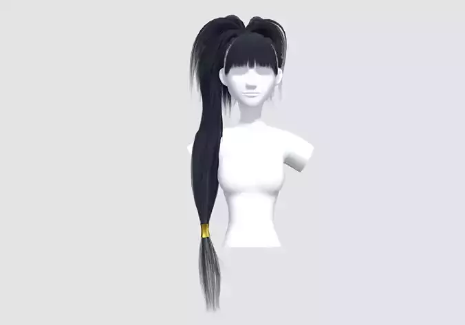 Pretty Pigtail Hairstyle 