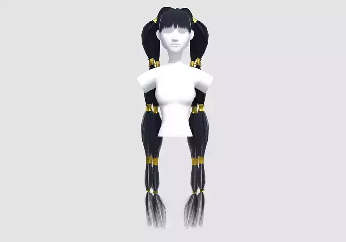 Pigtails Long Hairstyle 