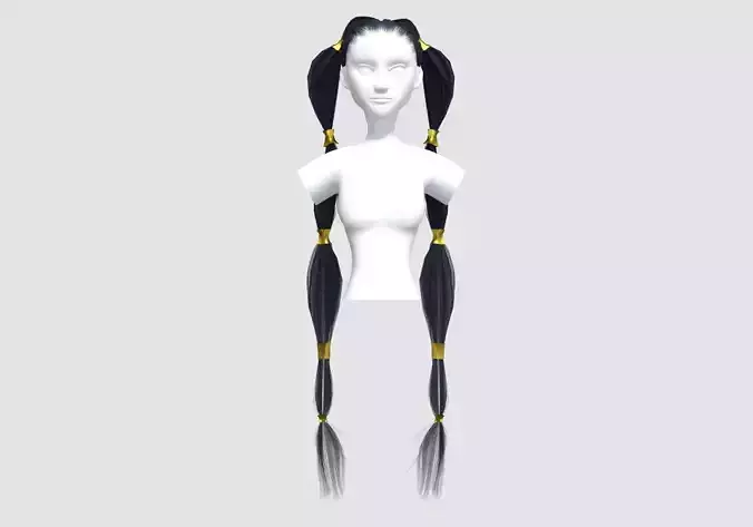 Cute Pigtails Hairstyle 