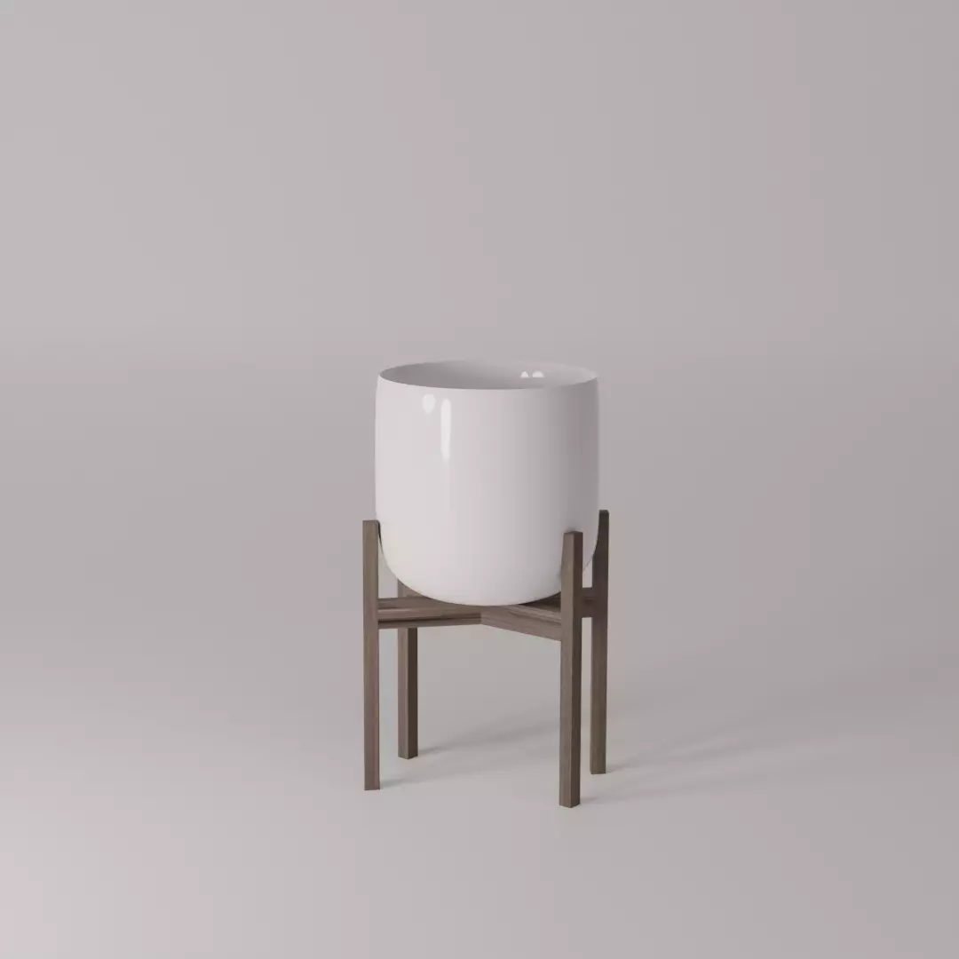 flower pot Free 3D model_0