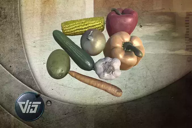 Scanned Vegetables Collection