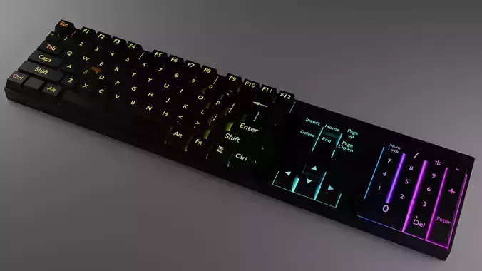 Gaming keyboard rgb