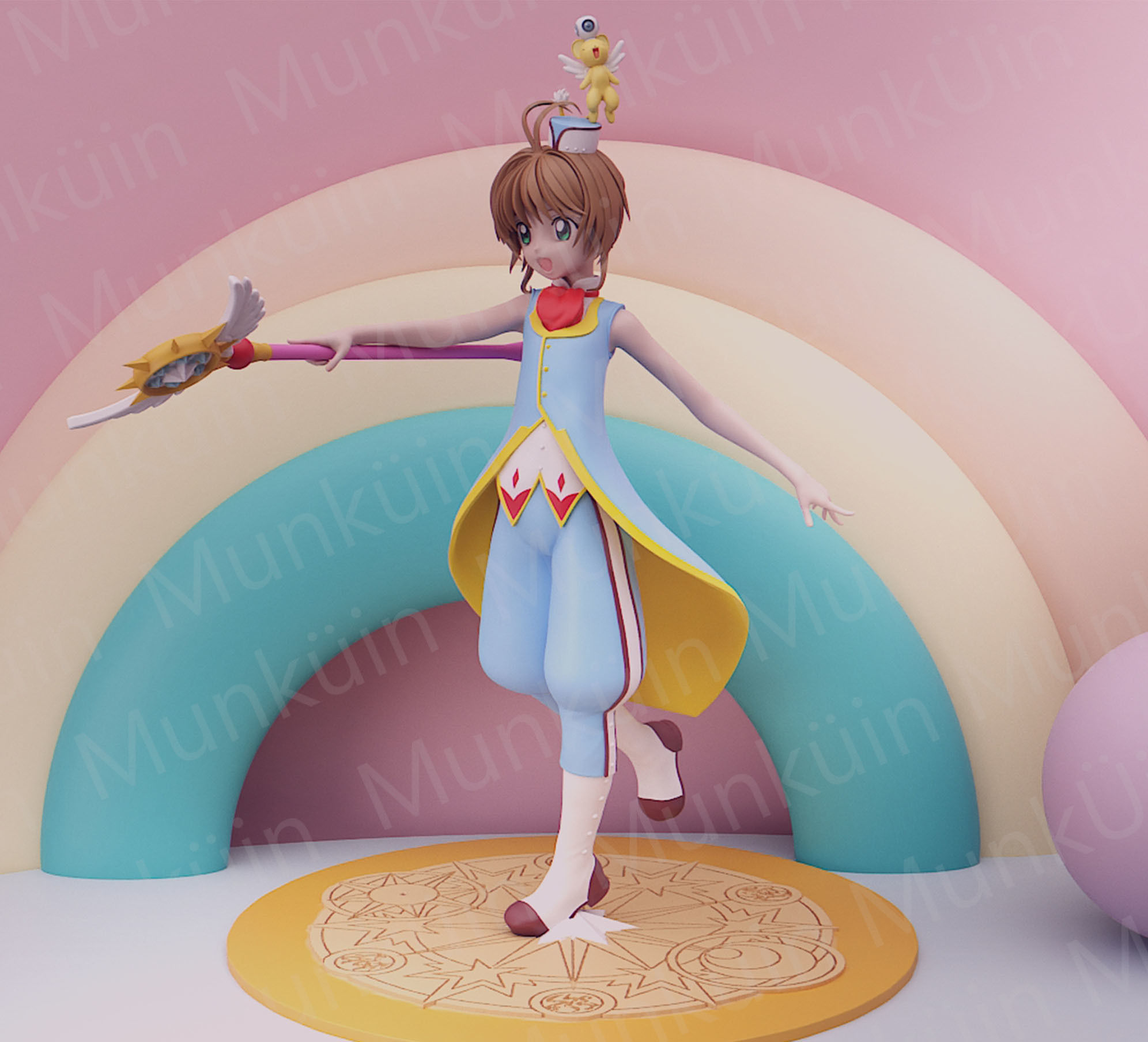 Sakura Penguin Fan Art 3D print model_3