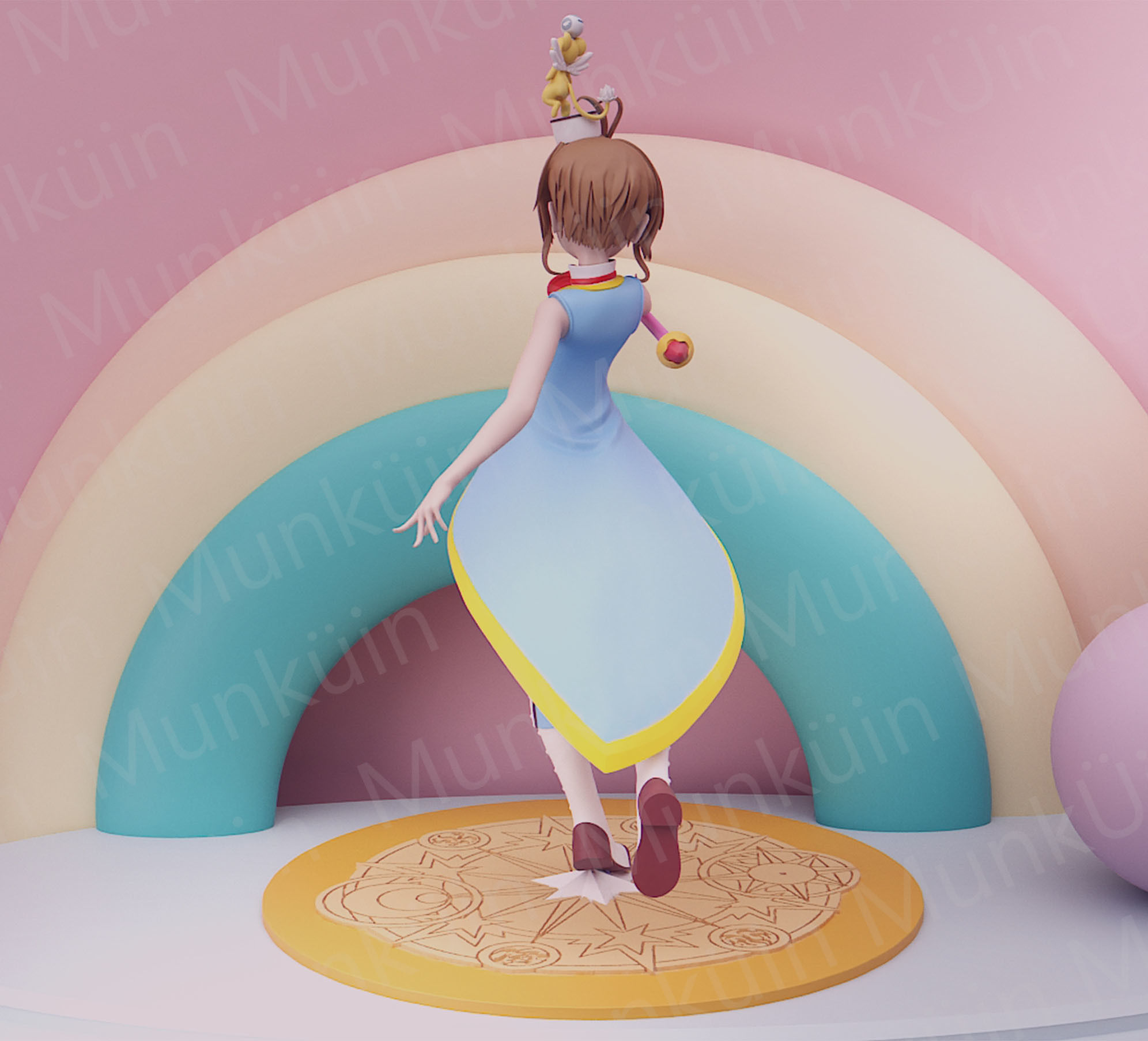 Sakura Penguin Fan Art 3D print model_5