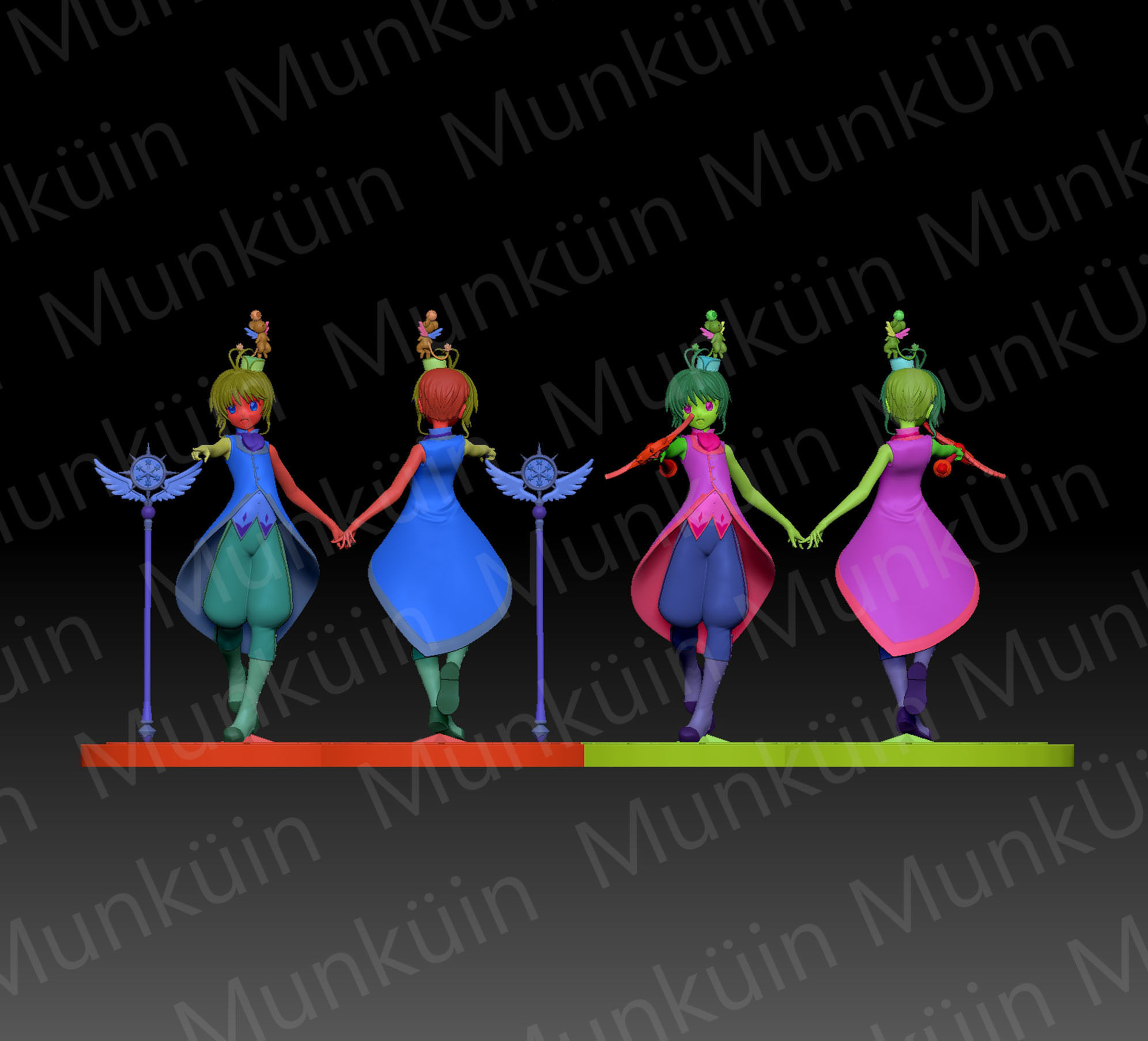 Sakura Penguin Fan Art 3D print model_11