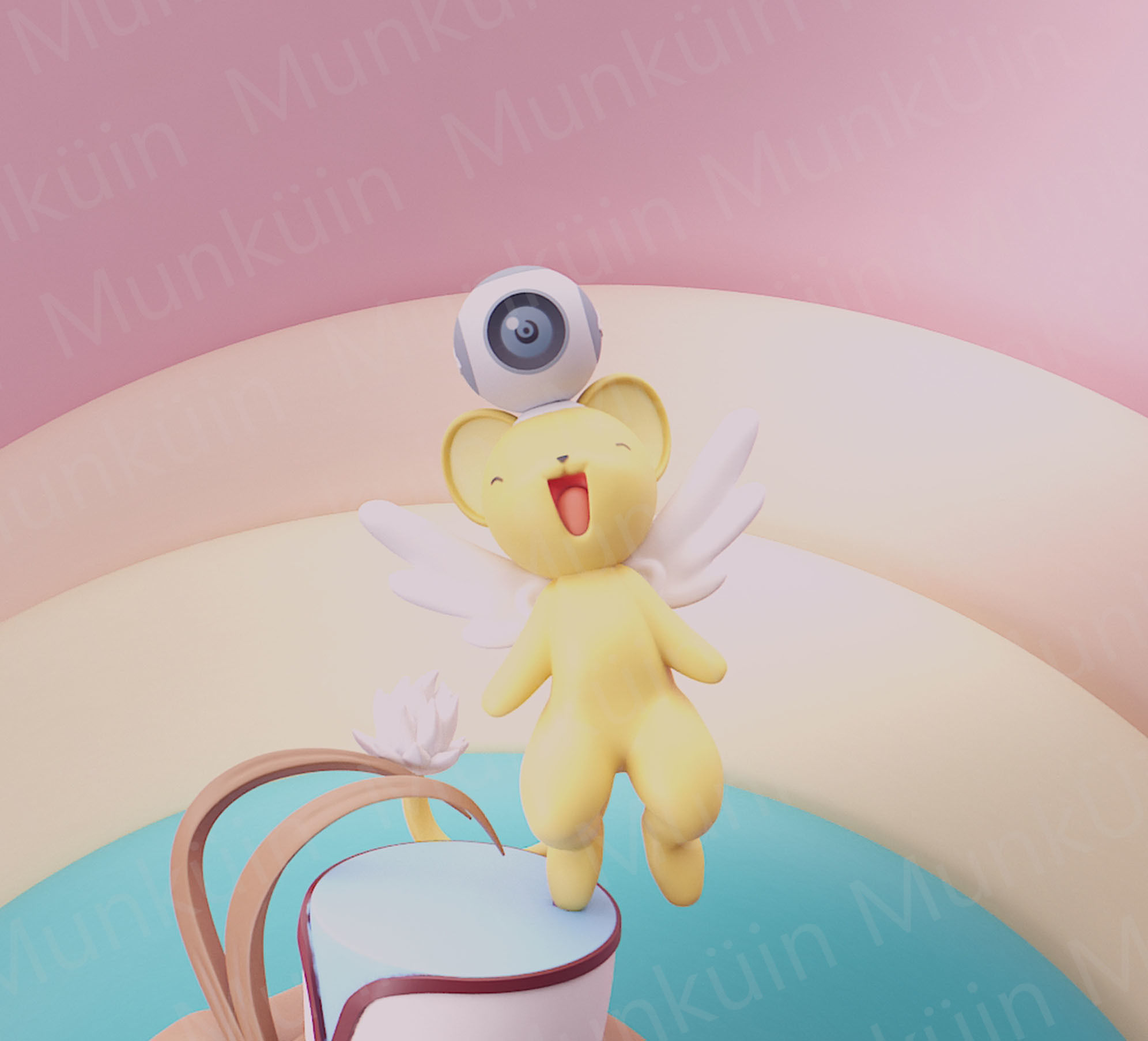 Sakura Penguin Fan Art 3D print model_10