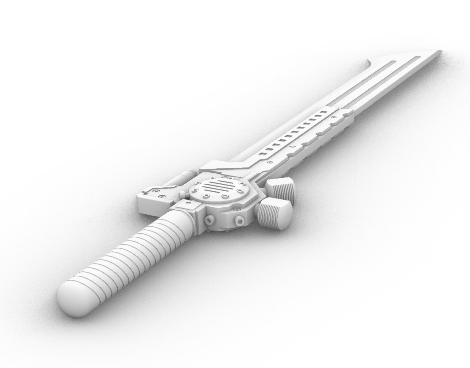 sword steampunk  3D print model 3D print model_10